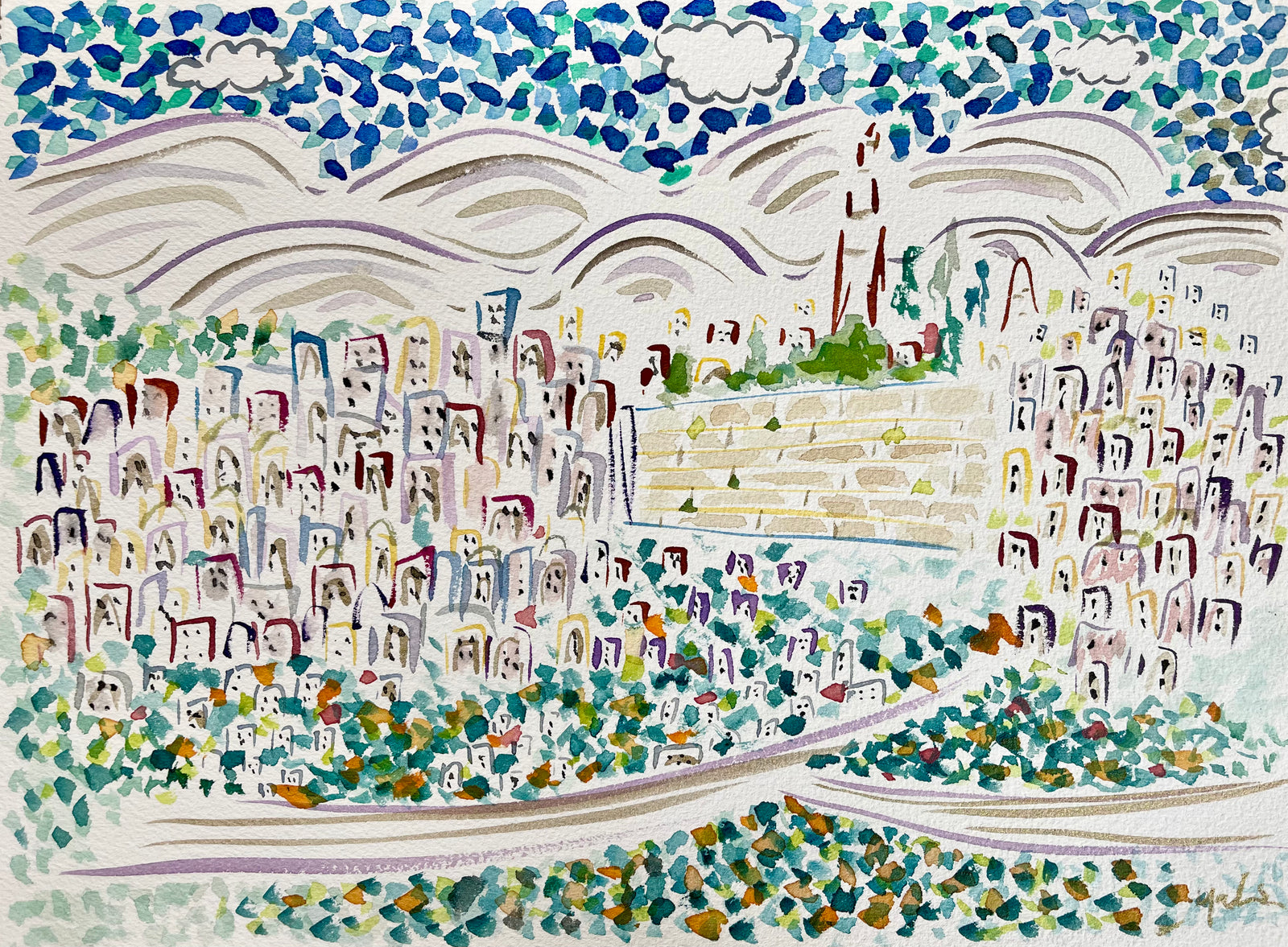 A dreamland painting