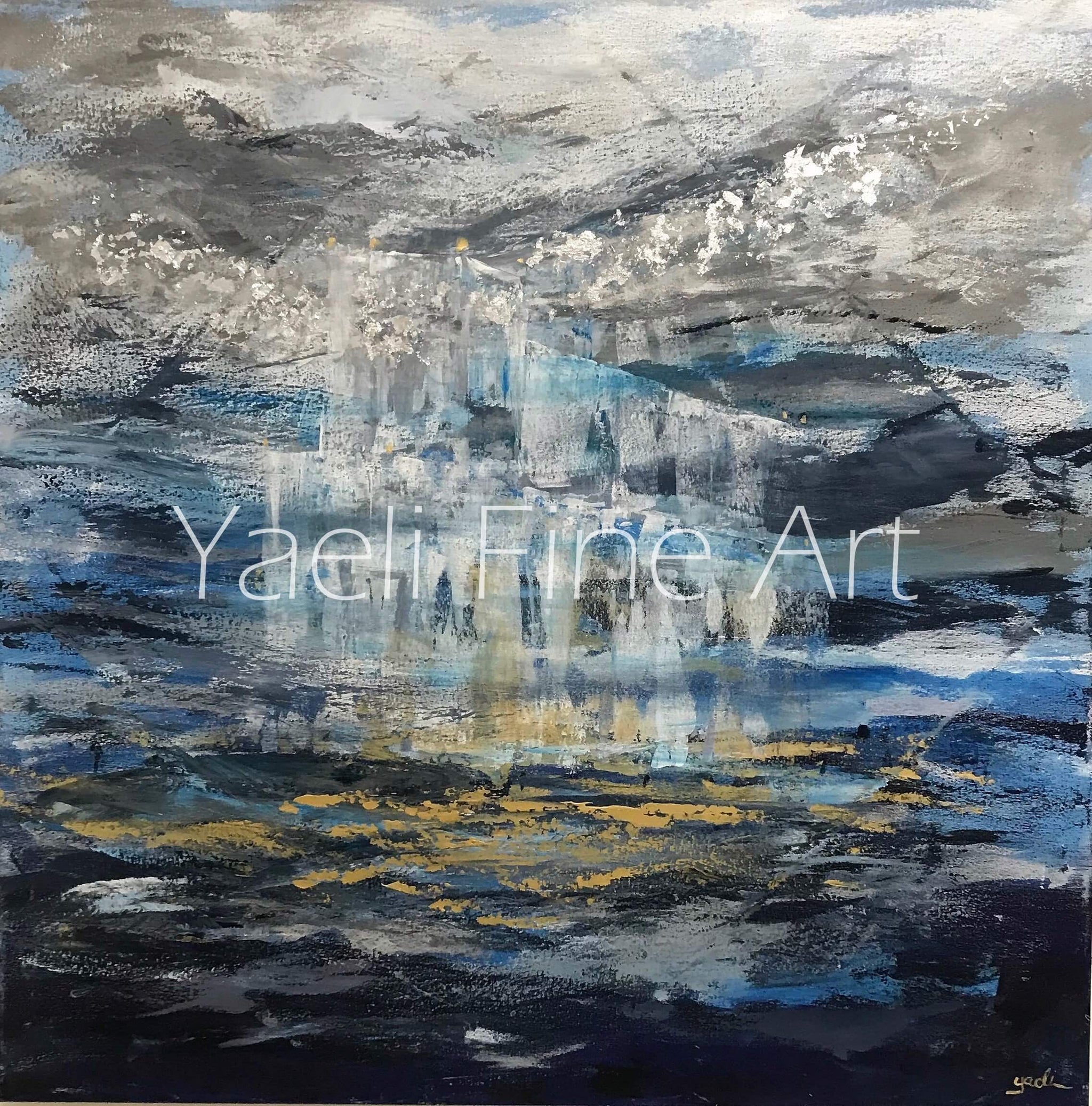 Biblical Painting - Judaica Art - Silver Lining