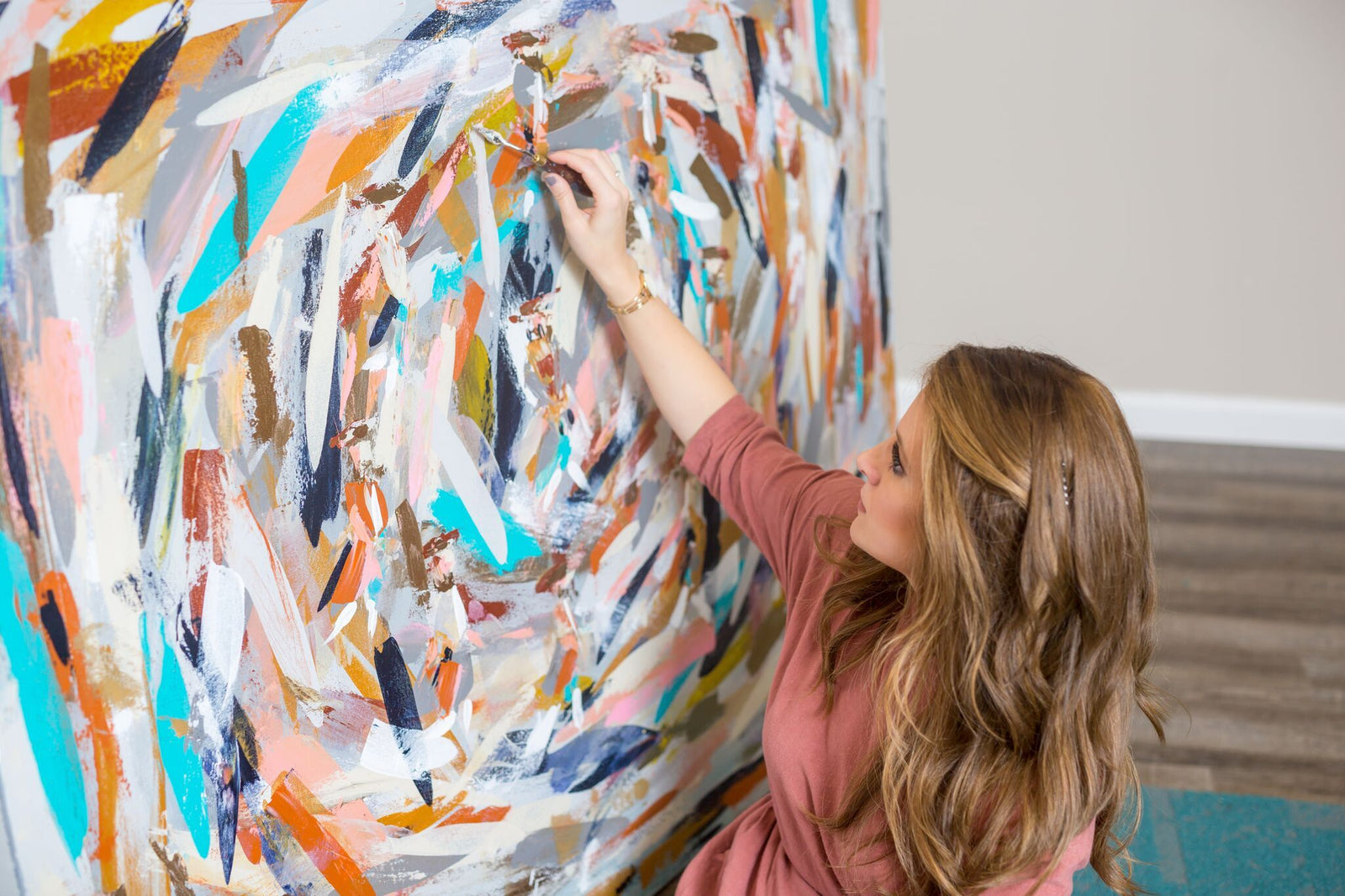 How do you paint at home? All day?