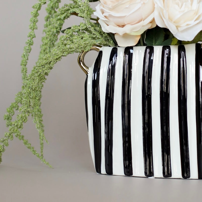 Pinstripe Vase