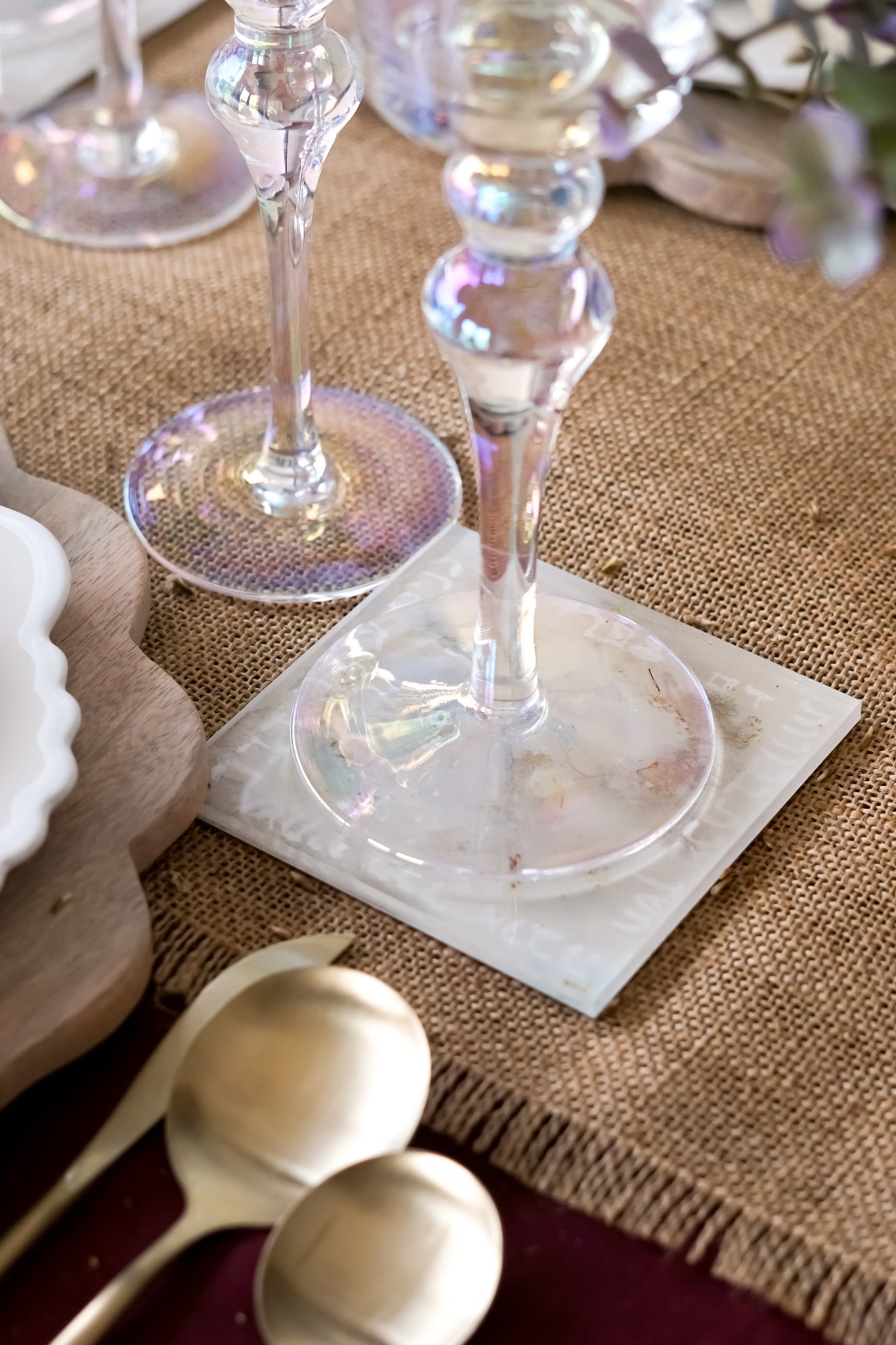 Neutral Pesach Coasters | Set of 4