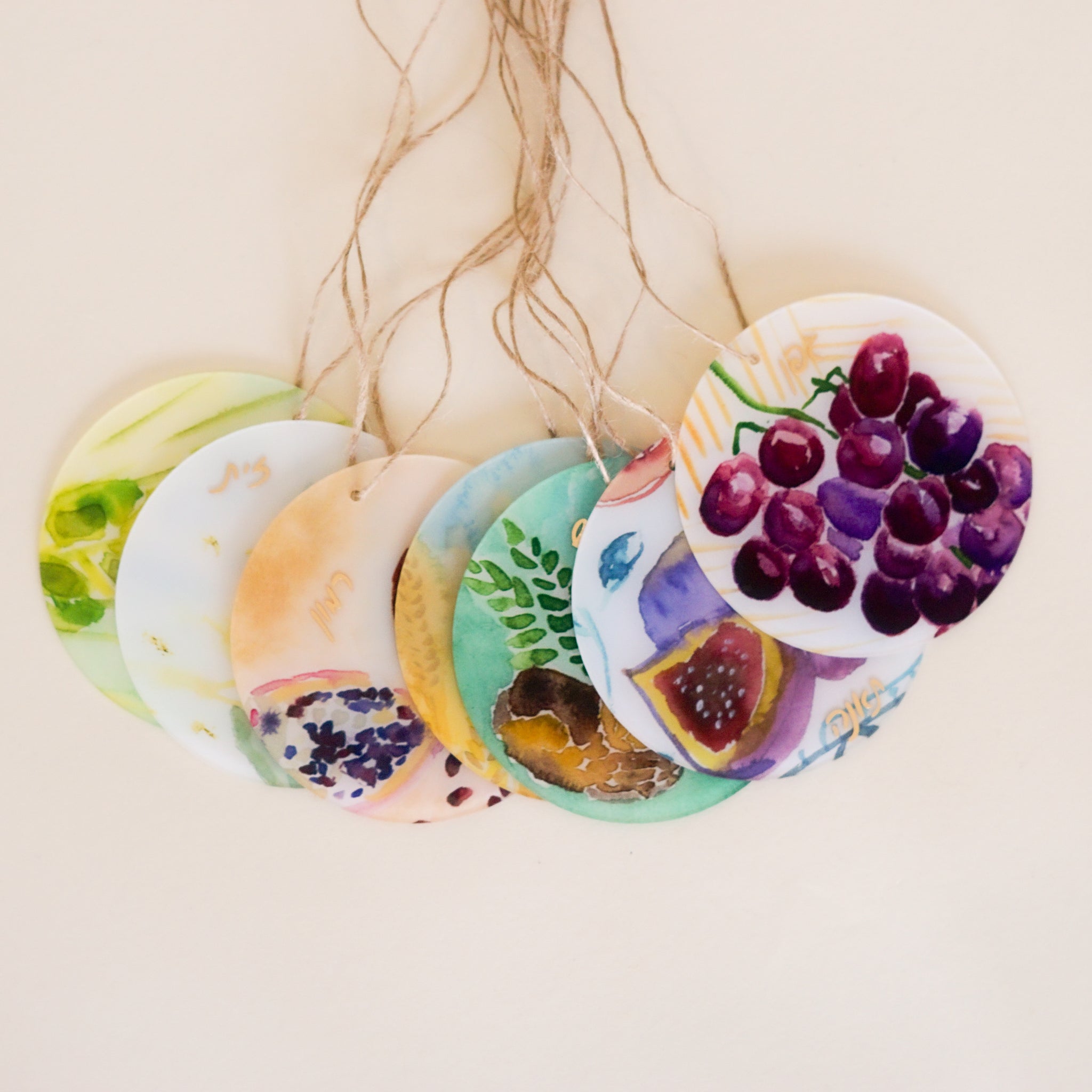Hanging Shivat Haminim | 7 Pc Acrylic Set