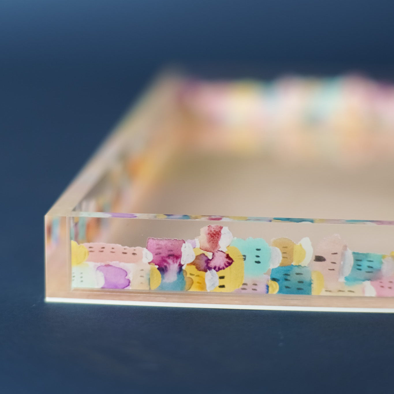 Jerusalem Acrylic Coffee Table Tray