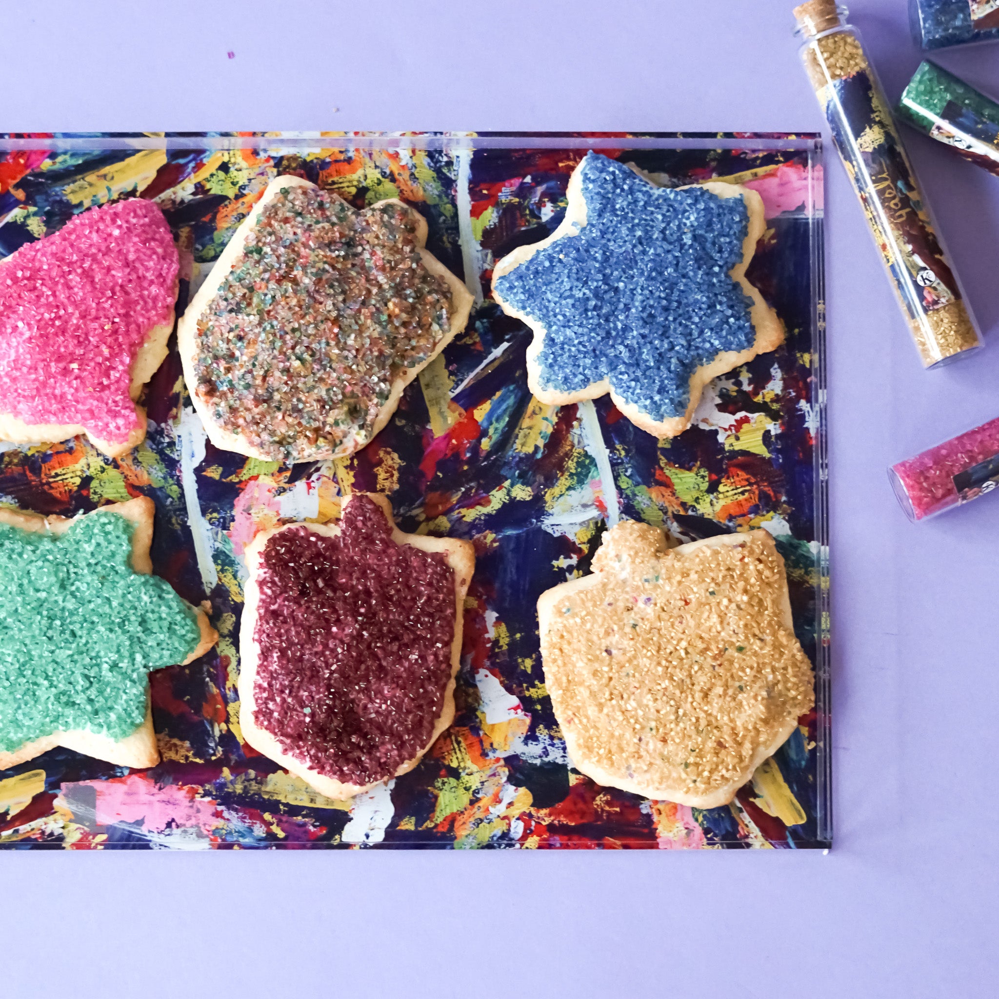 Abstract Stroke Cookie Tray