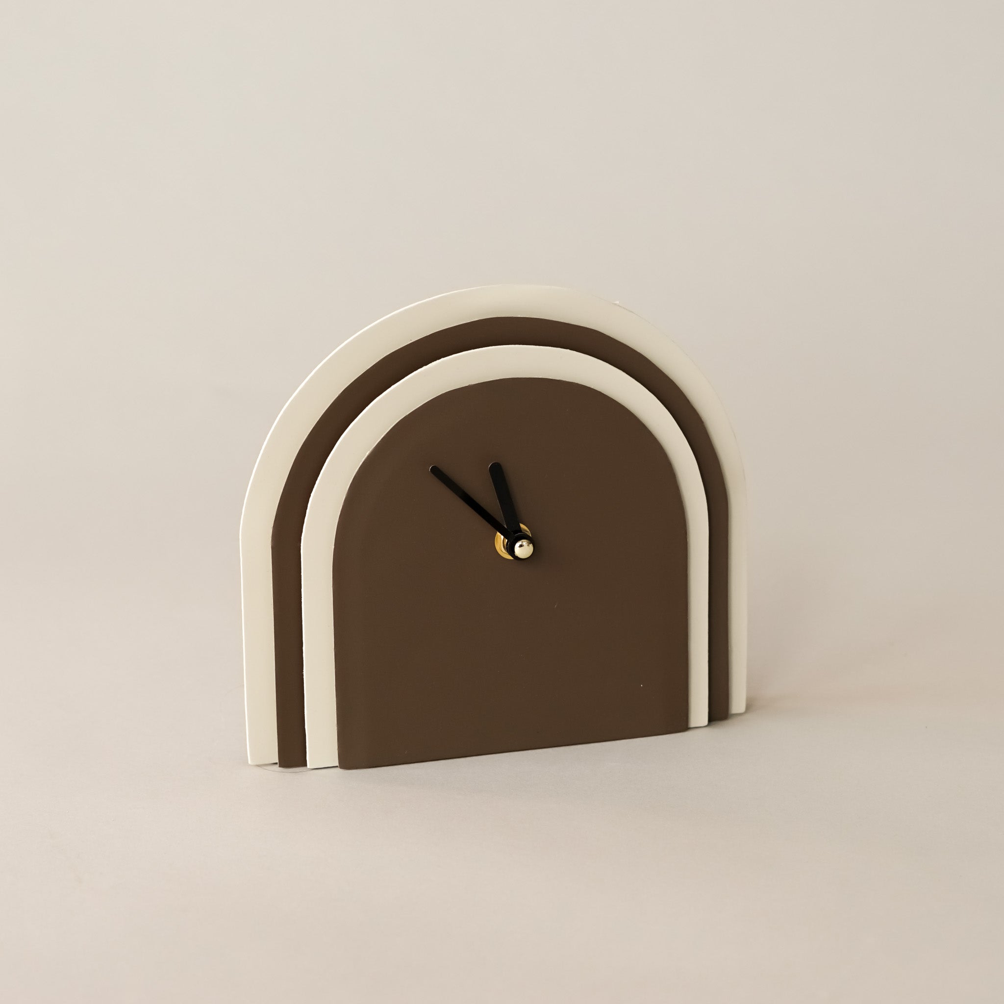 Sienna Vintage Leather Clock