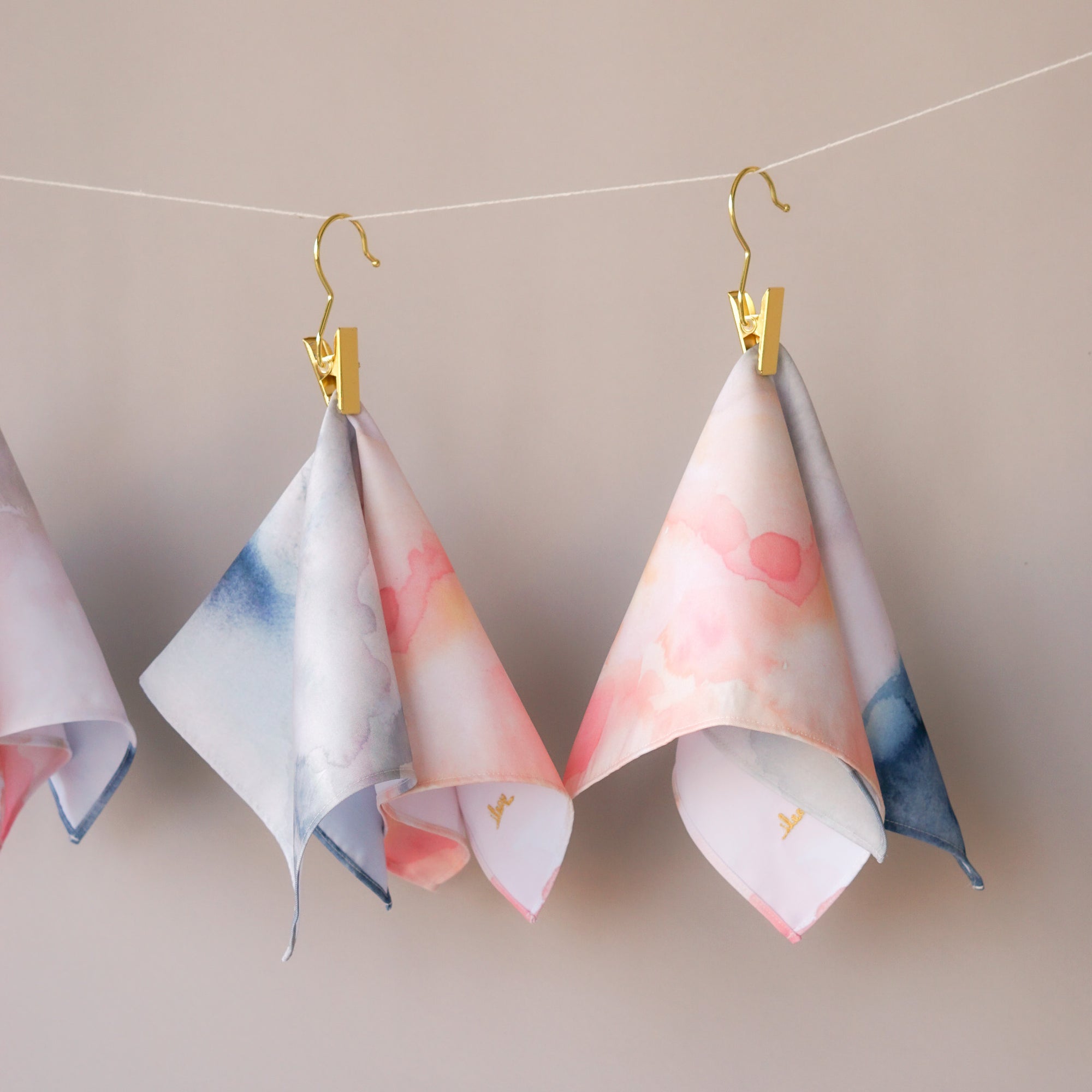 Neutral Watercolor Napkins