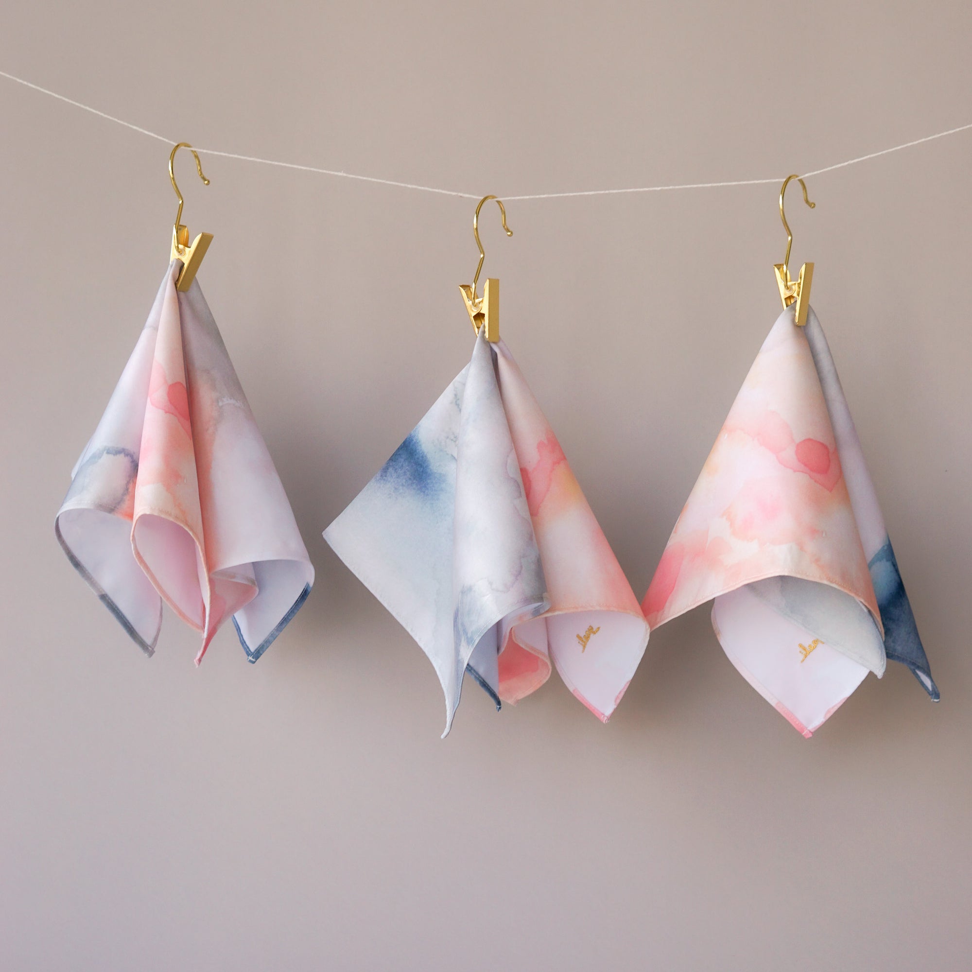 Neutral Watercolor Napkins