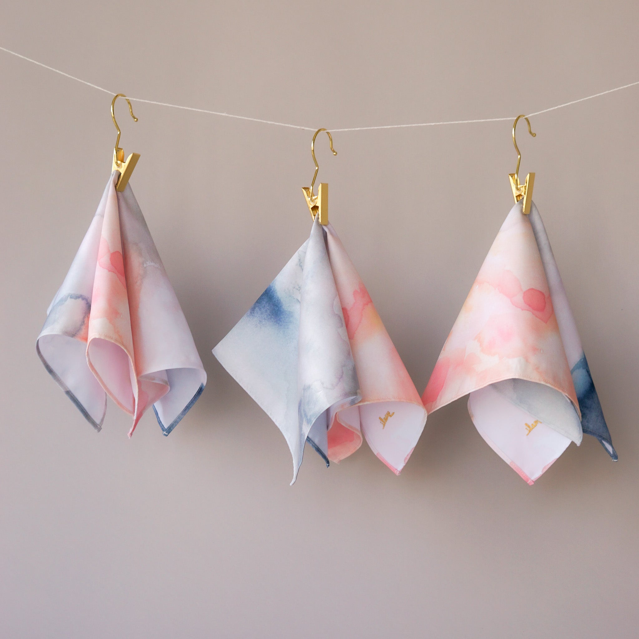 Neutral Watercolor Napkins