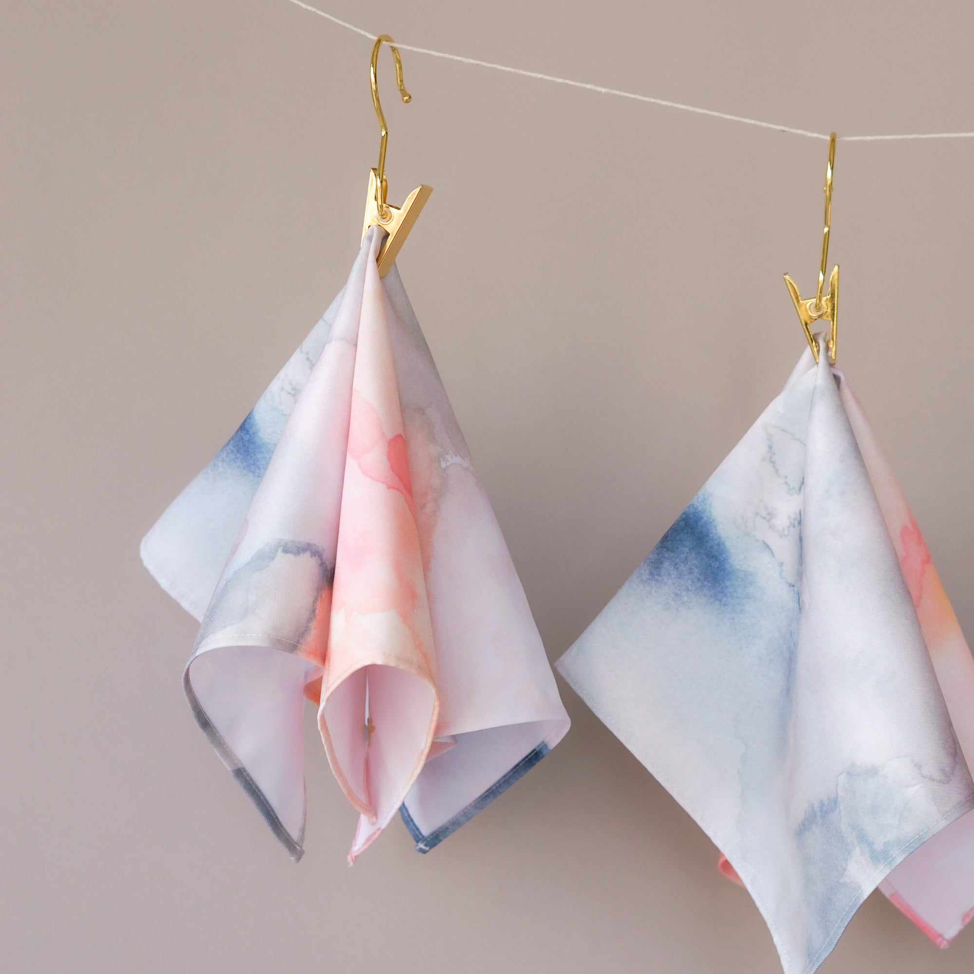 Neutral Watercolor Napkins
