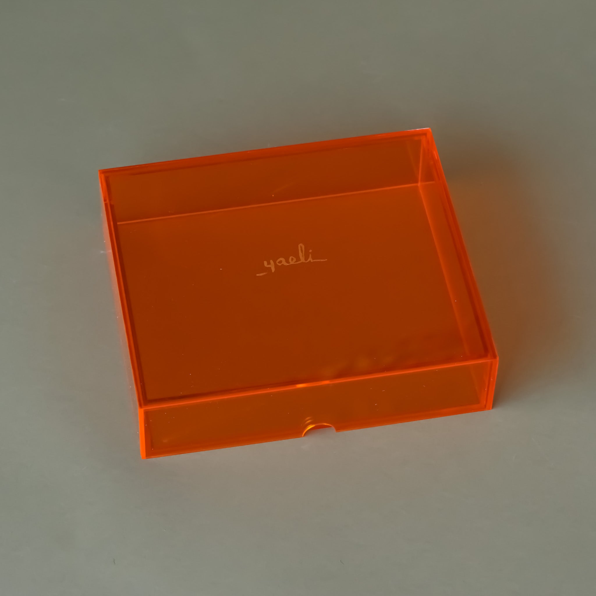 Acrylic Orange Box