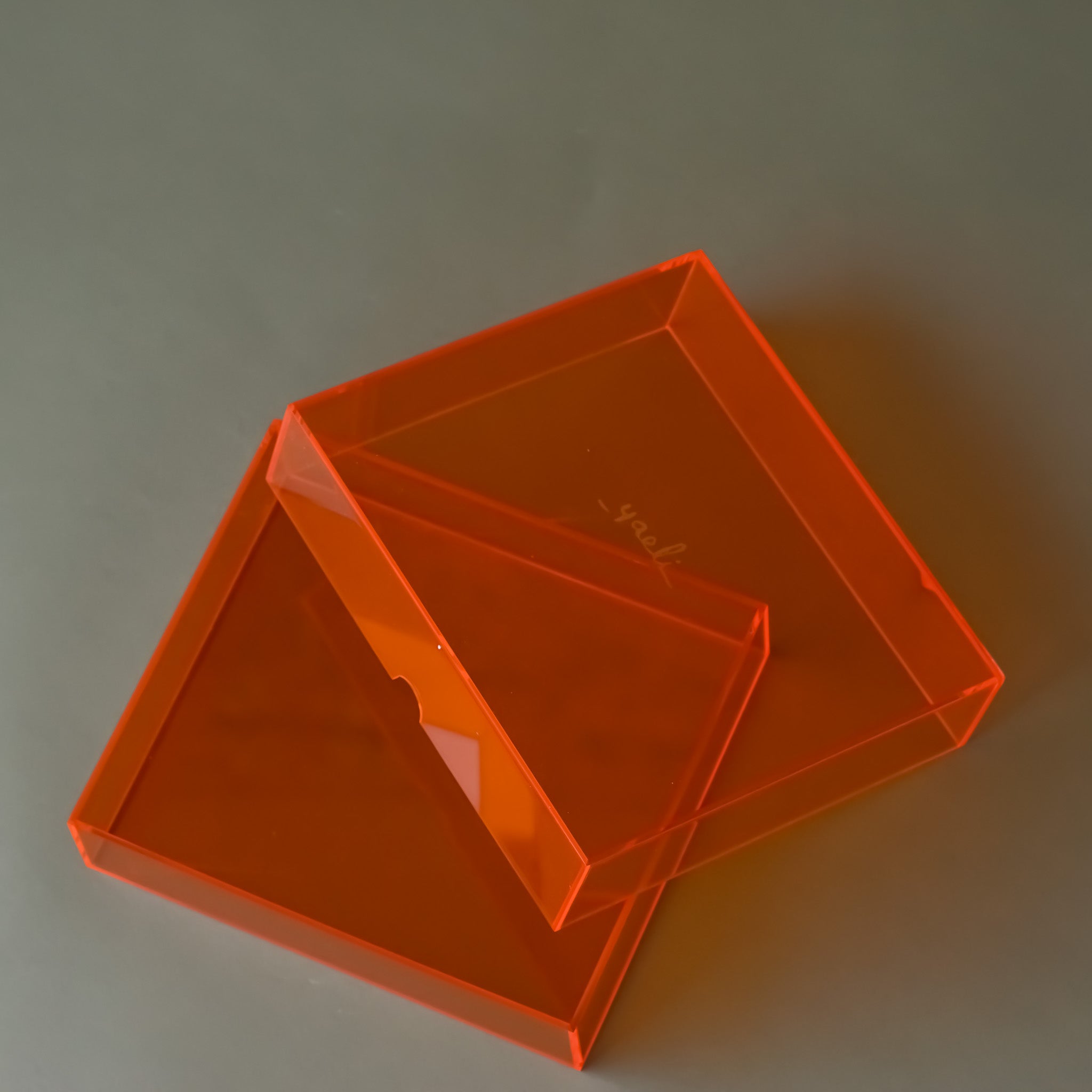Acrylic Orange Box