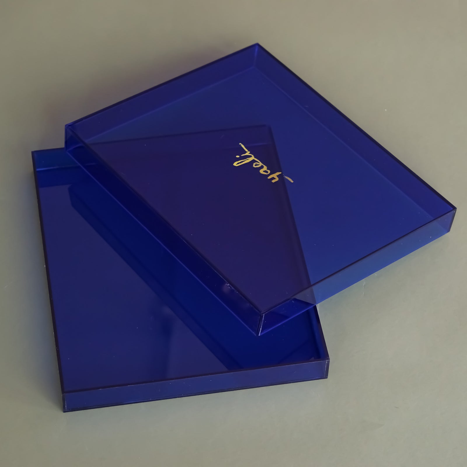 Acrylic blue case