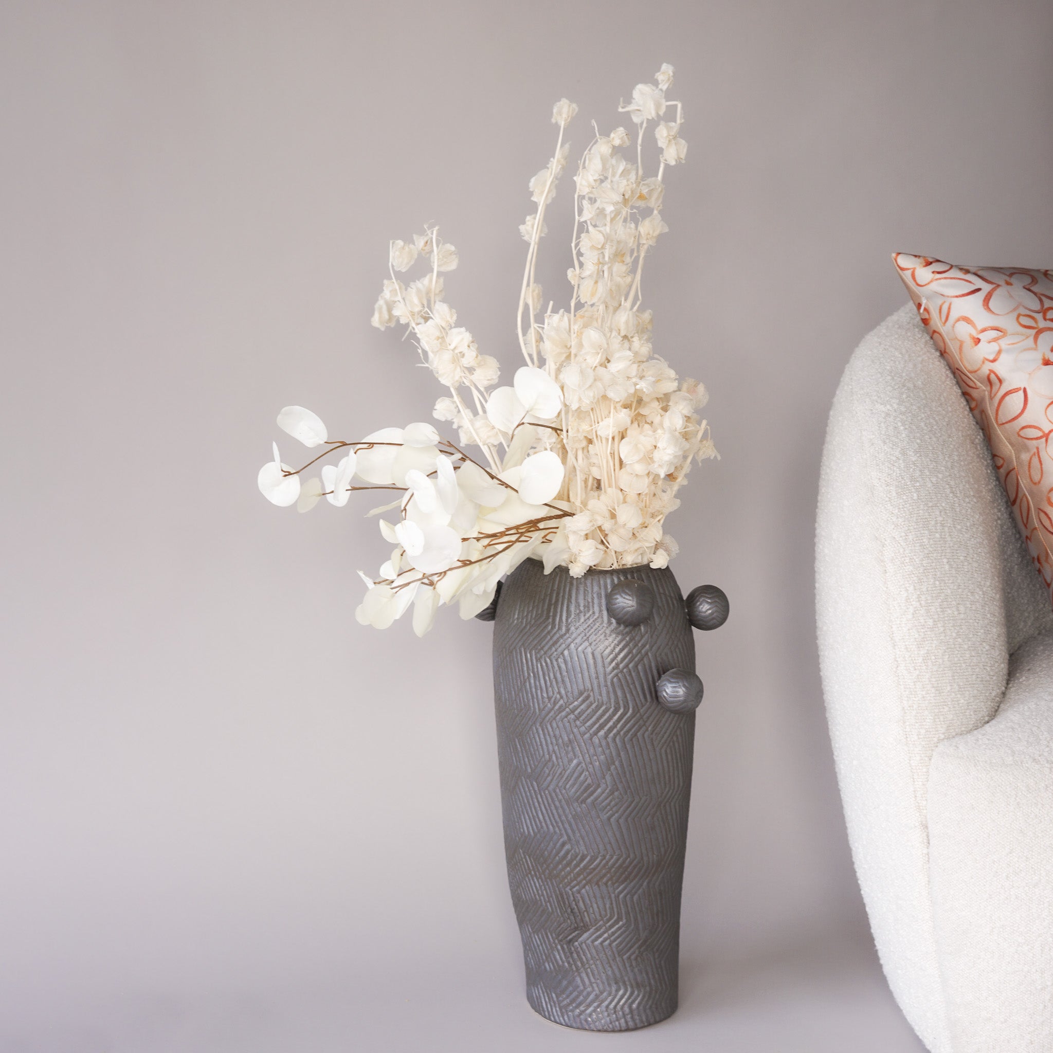 Textured Slate Vase