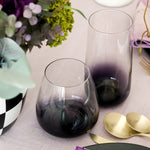 Ombre Waterfall Drinking Glass | Purple Set of 2