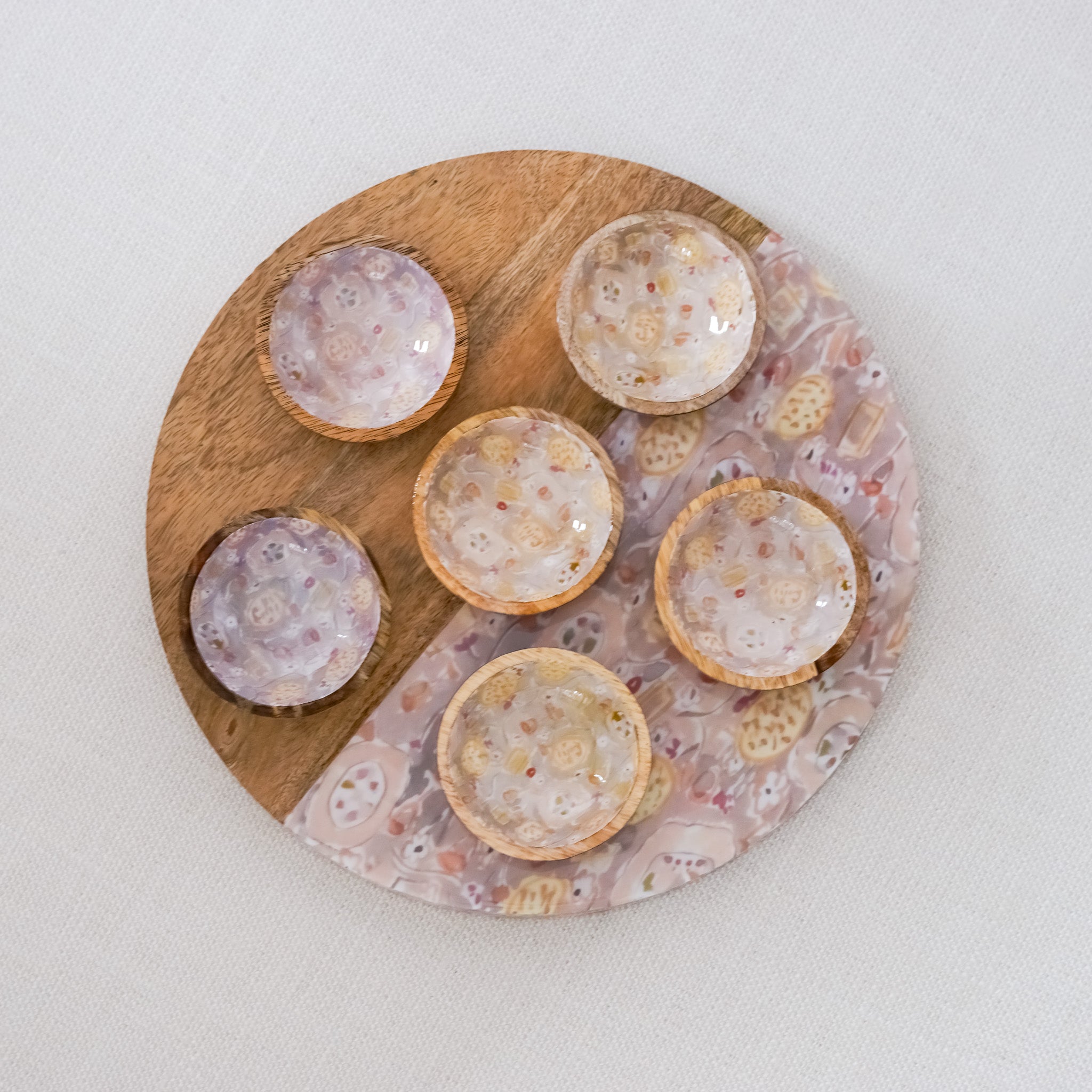 Rosewood Seder Plate
