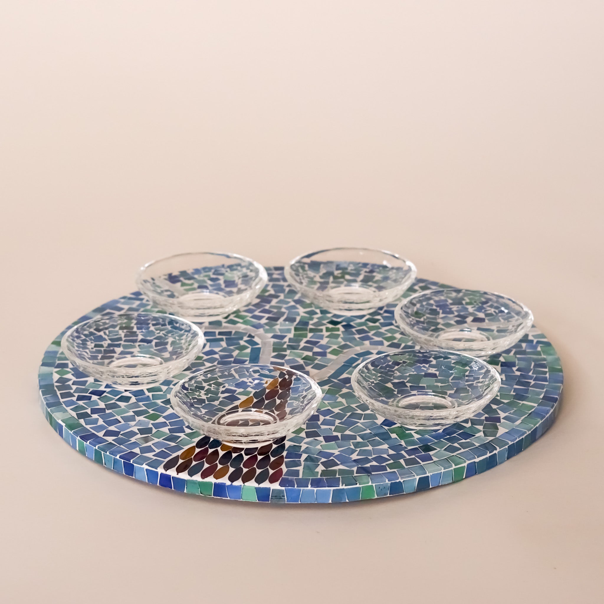 Mosaic Seder Plate