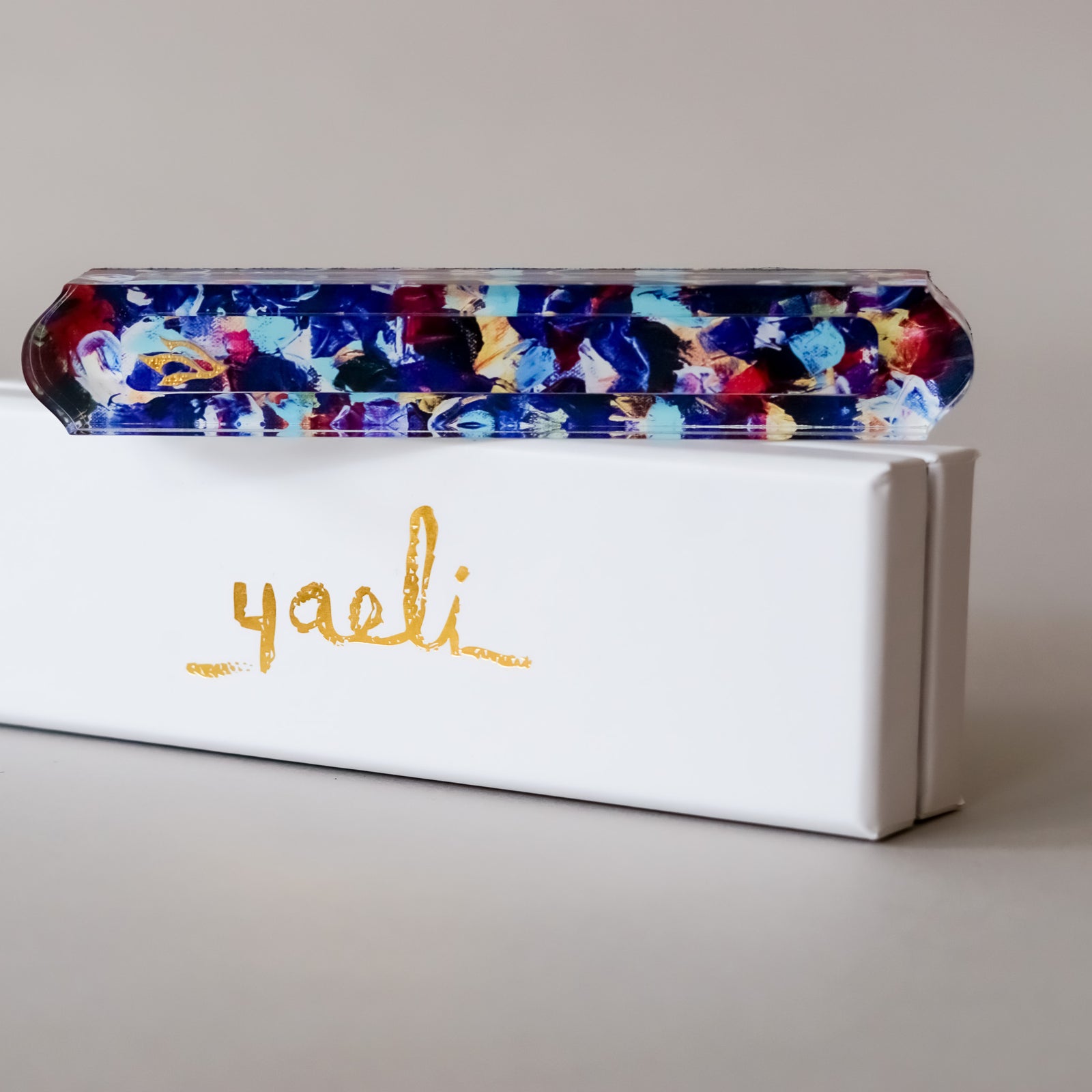 Cobalt Reflections Mezuzah