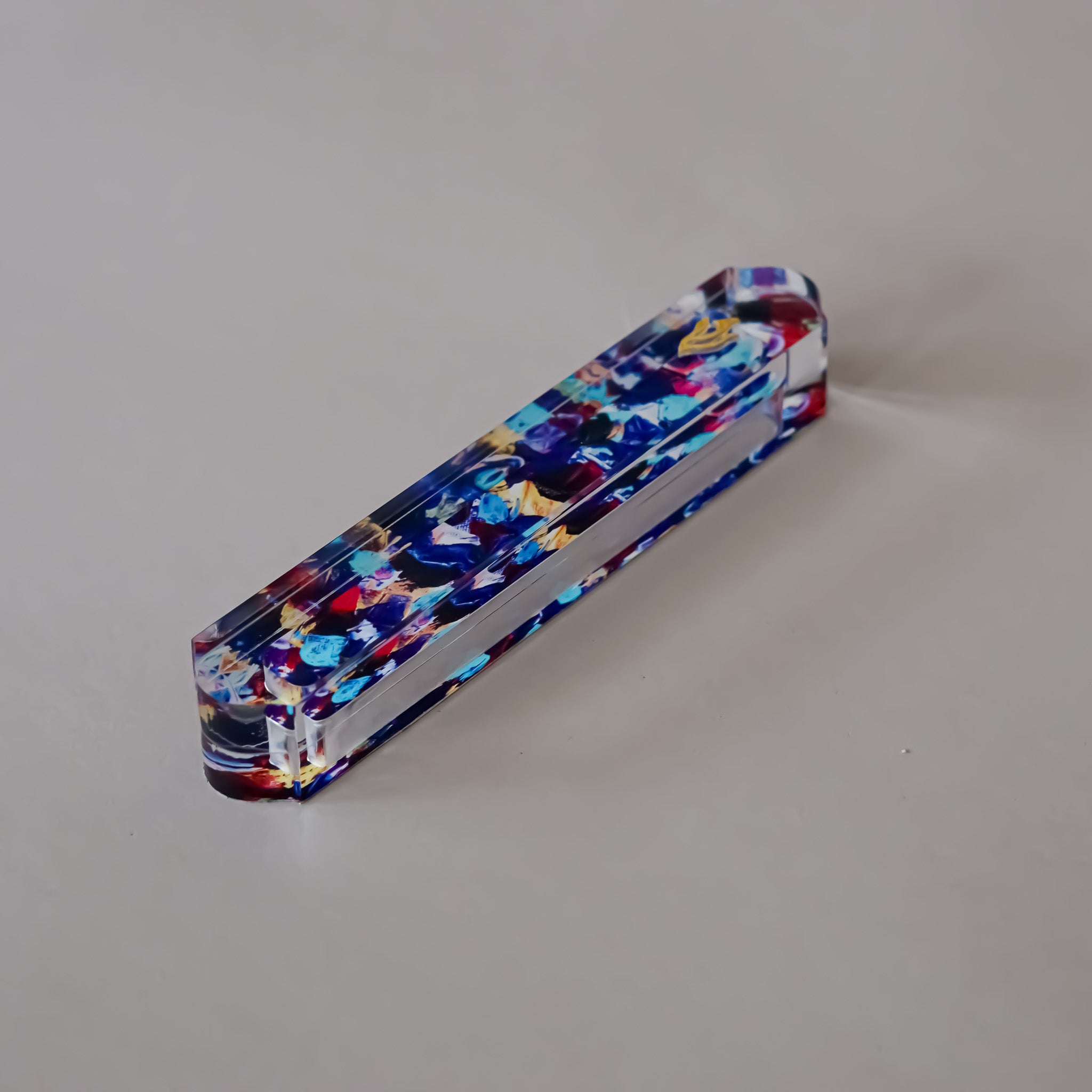 Cobalt Reflections Mezuzah