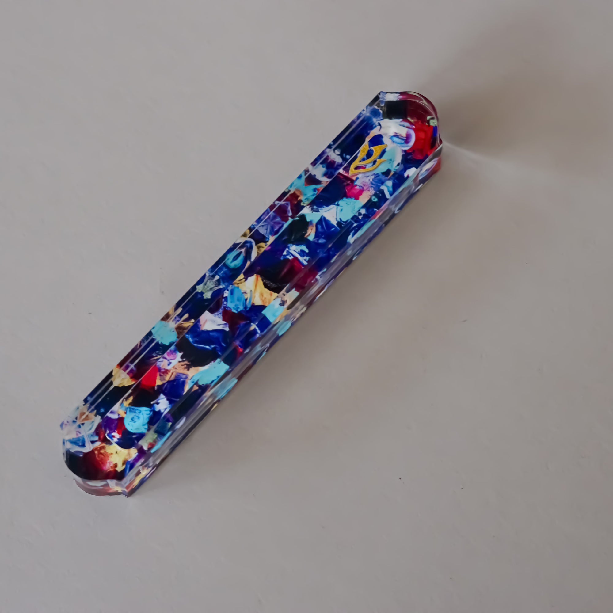 Cobalt Reflections Mezuzah