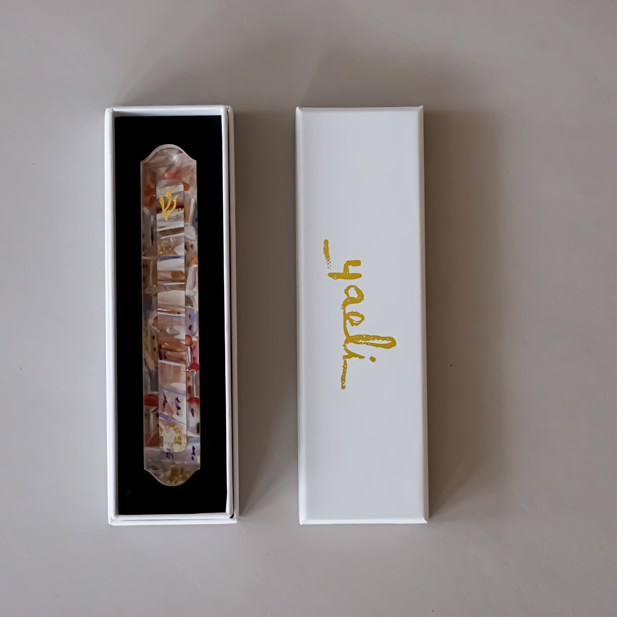 Sienna City Mezuzah