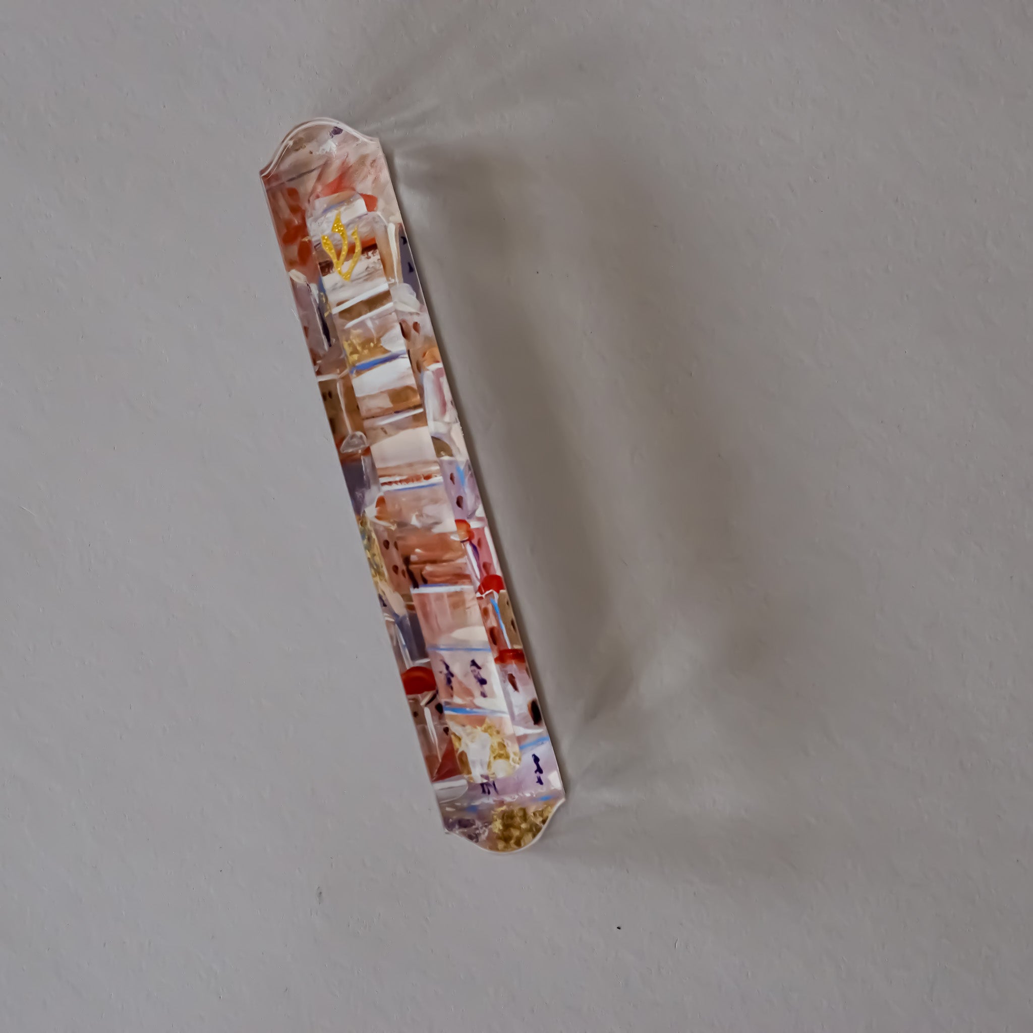 Sienna City Mezuzah