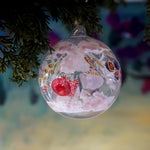 Hanging Glass Art Orb | The Seven Species