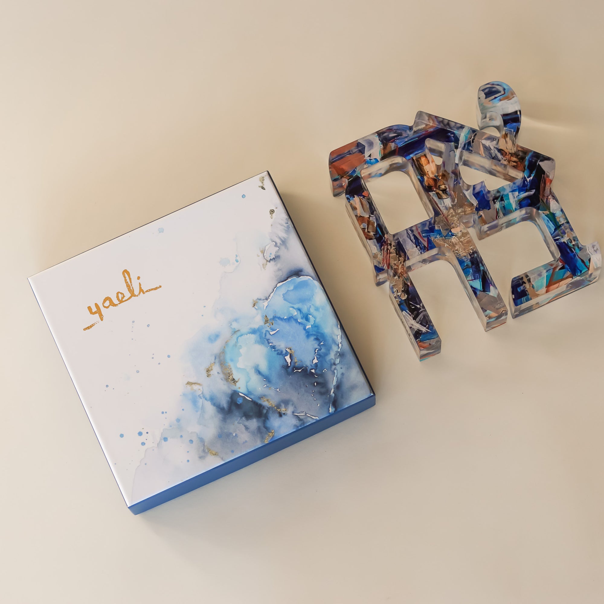 AHAVA Sculpture | Dancing Blue Edition