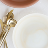 Seashell Cloud Glass Plate | 10.5" Dinner