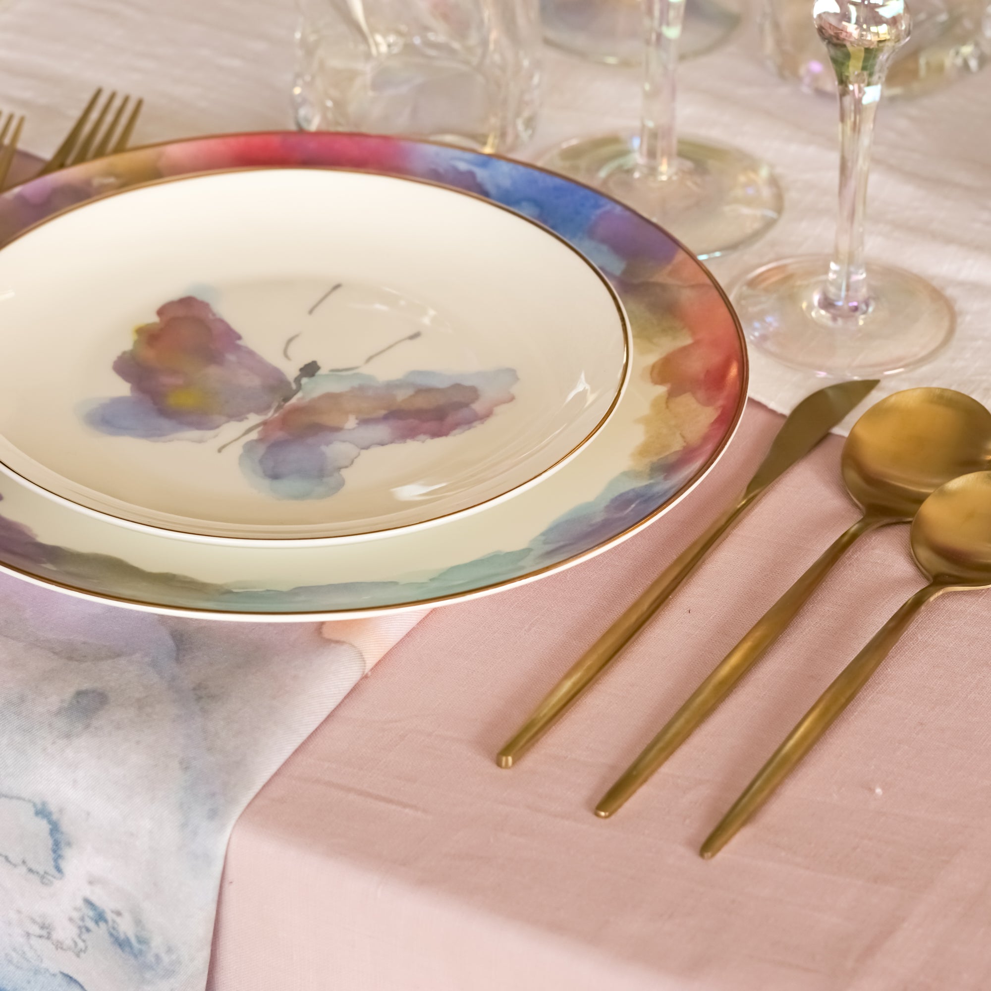 Butterfly Fine Bone China Dinner Setting