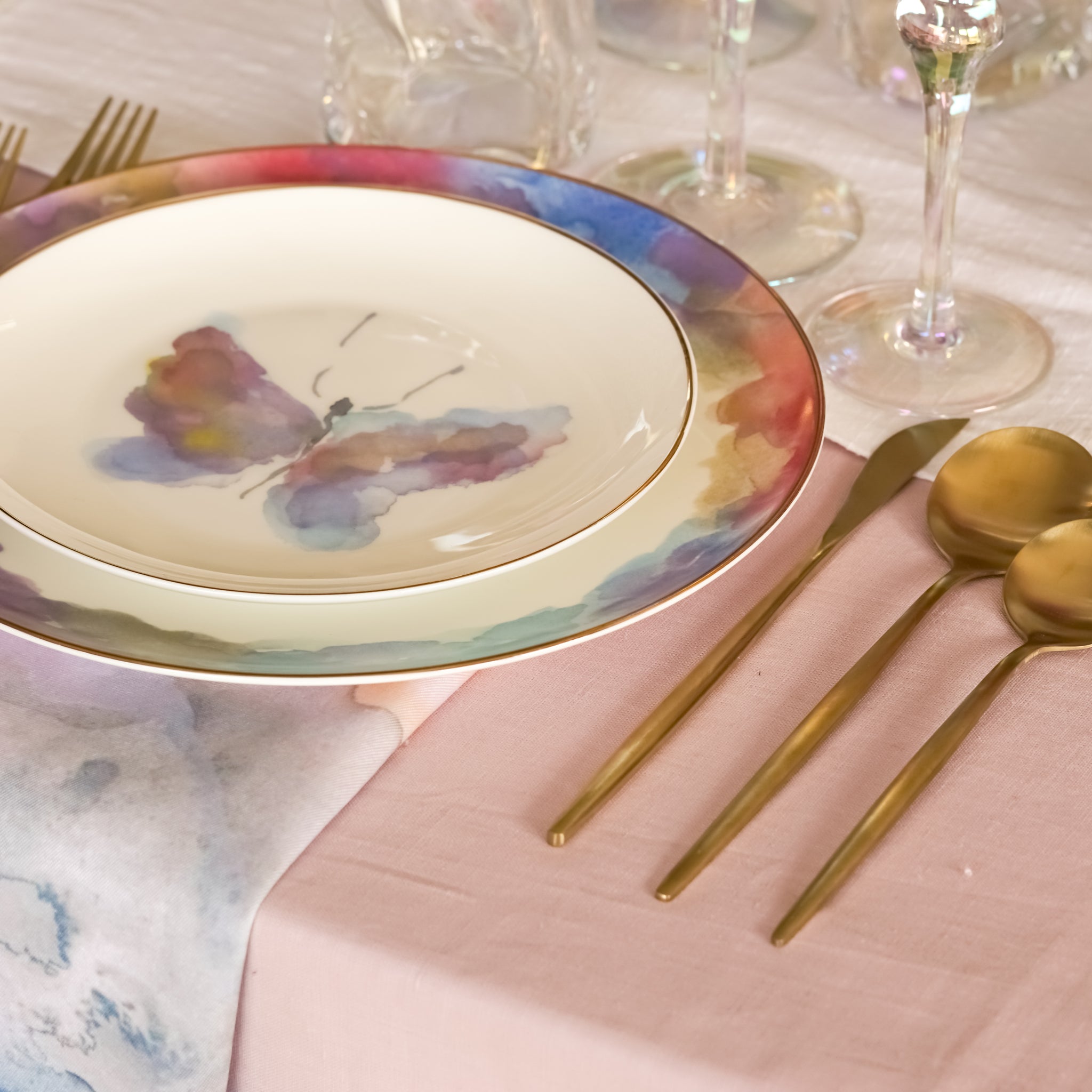 Butterfly Fine Bone China Dinner Setting