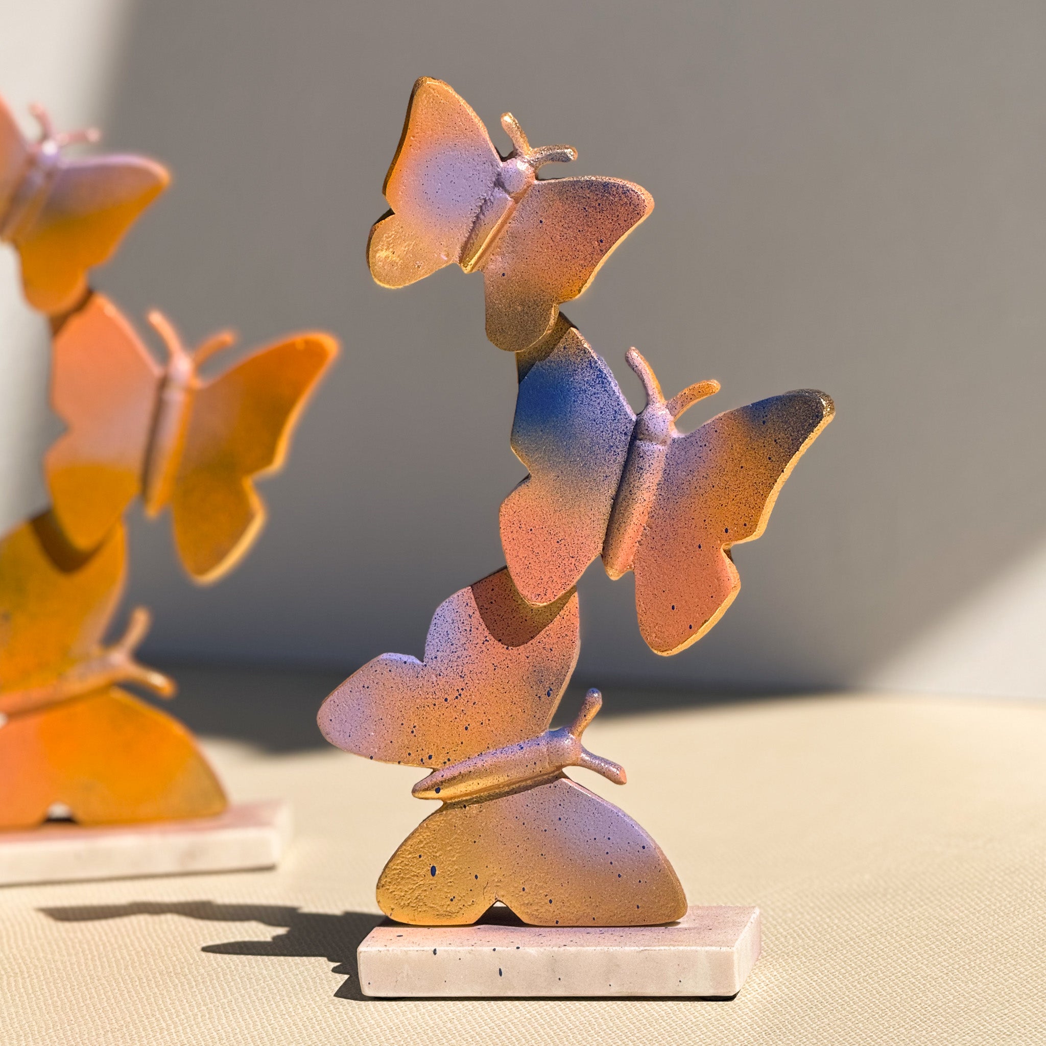 Butterfly Sulpture | Hand Painted