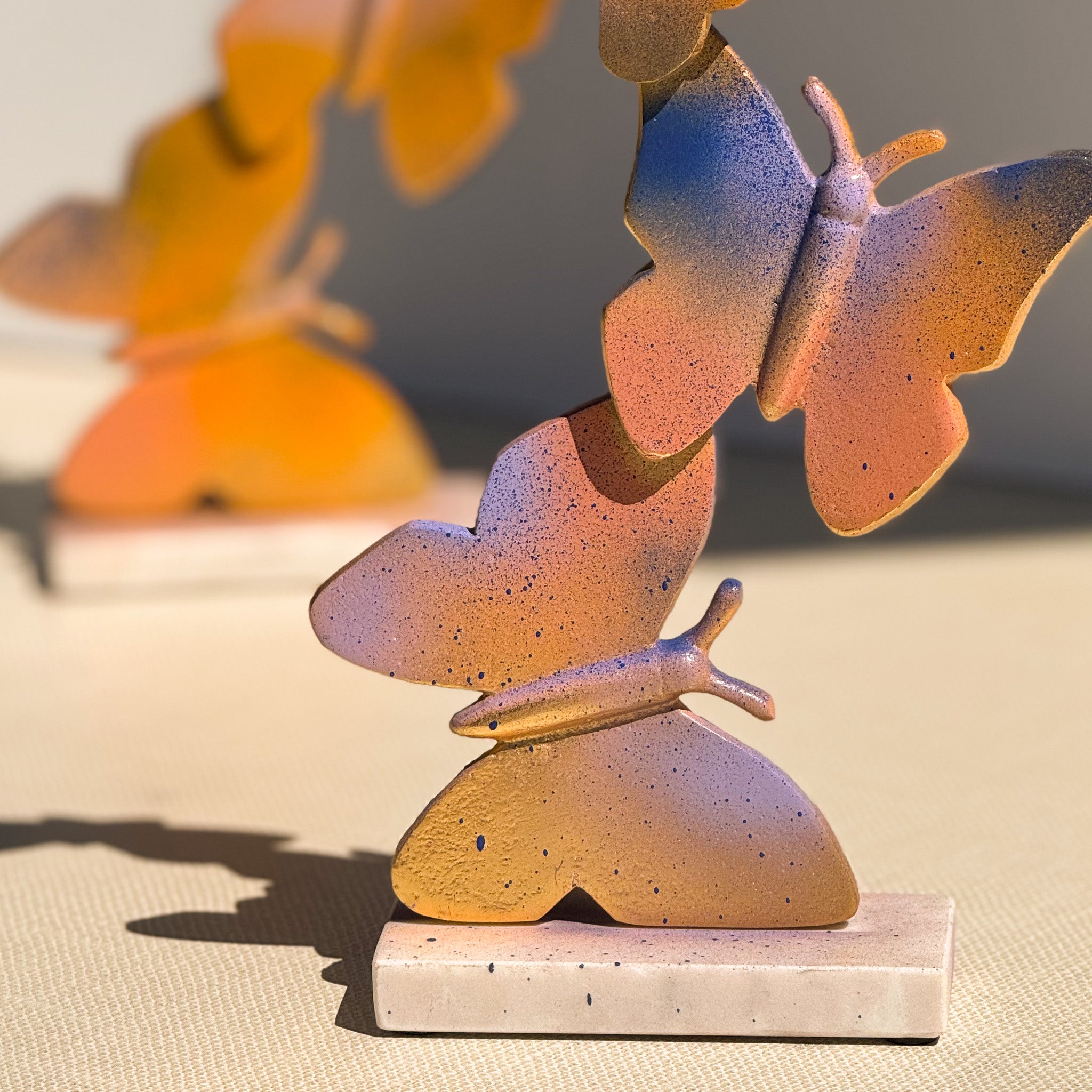 Butterfly Sulpture | Hand Painted
