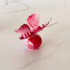 Hand Painted Crystal Butterfly | Pink Poppy
