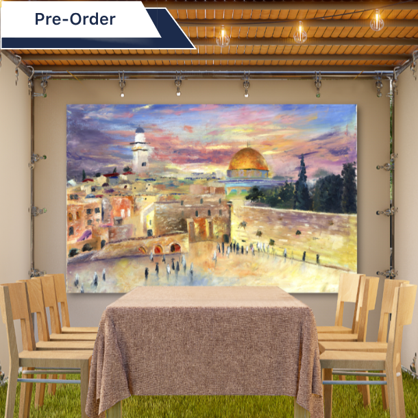 Our Beautiful Kotel | Sukkah Mural