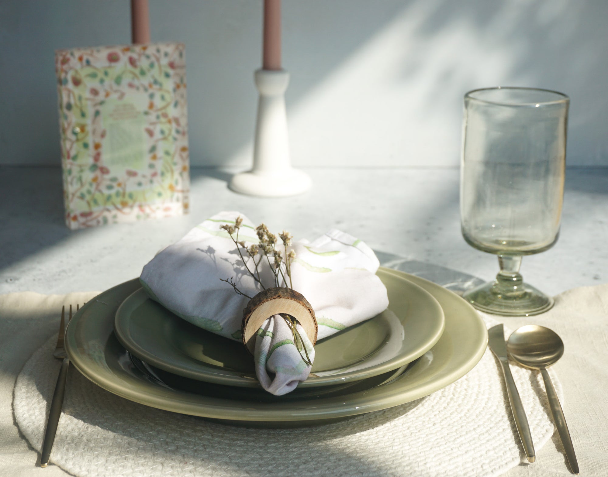 Hollow Tree Napkin Rings