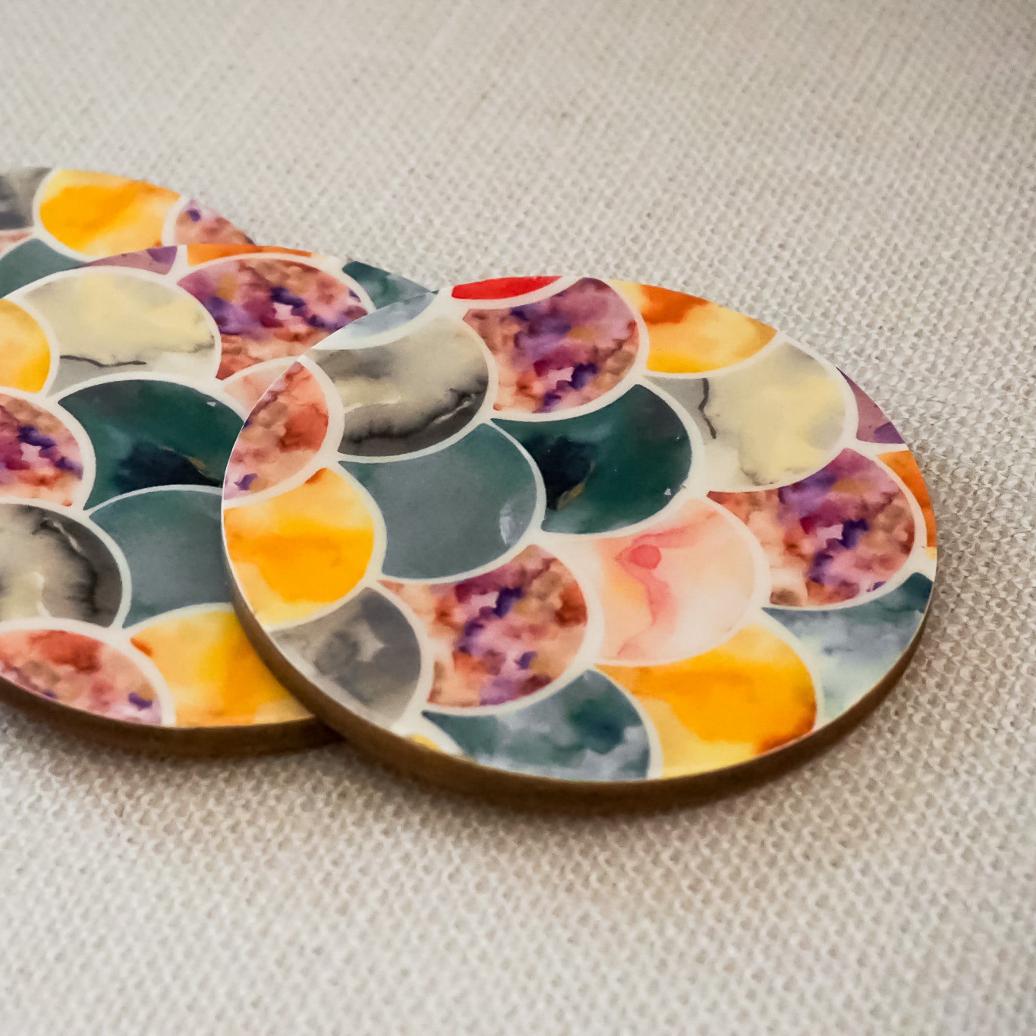 Seashell Coasters | Set of 4