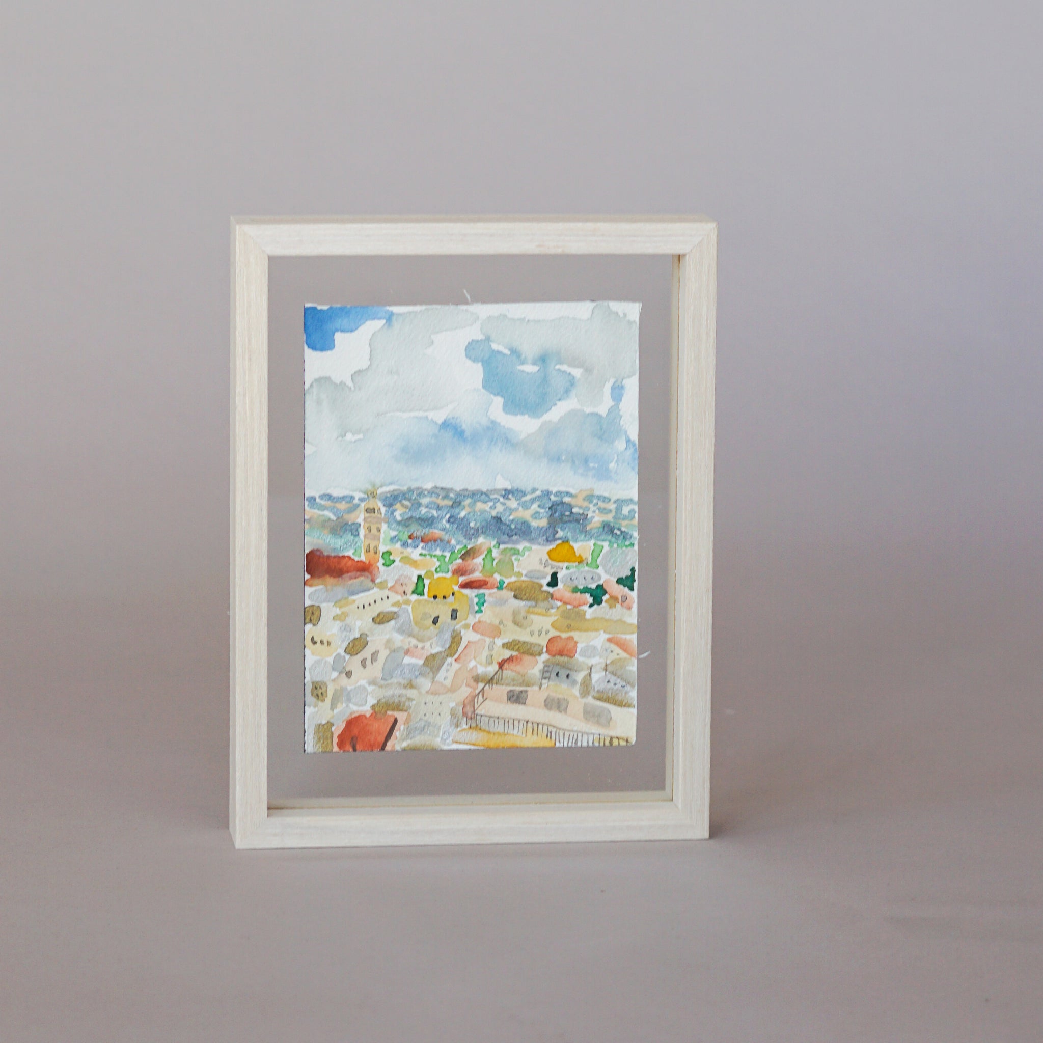 Far View Jerusalem | Mini Watercolor