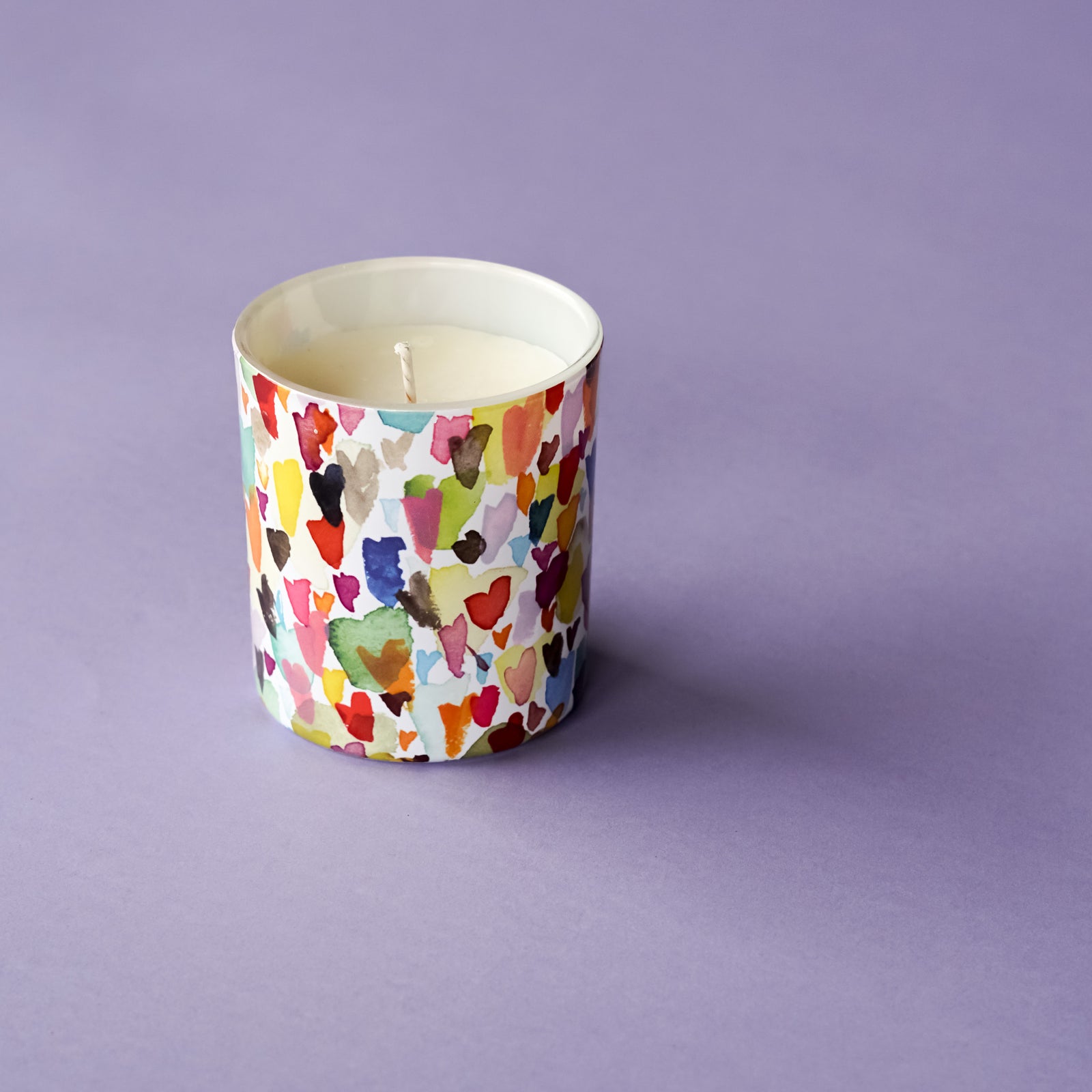 Hearts Candle