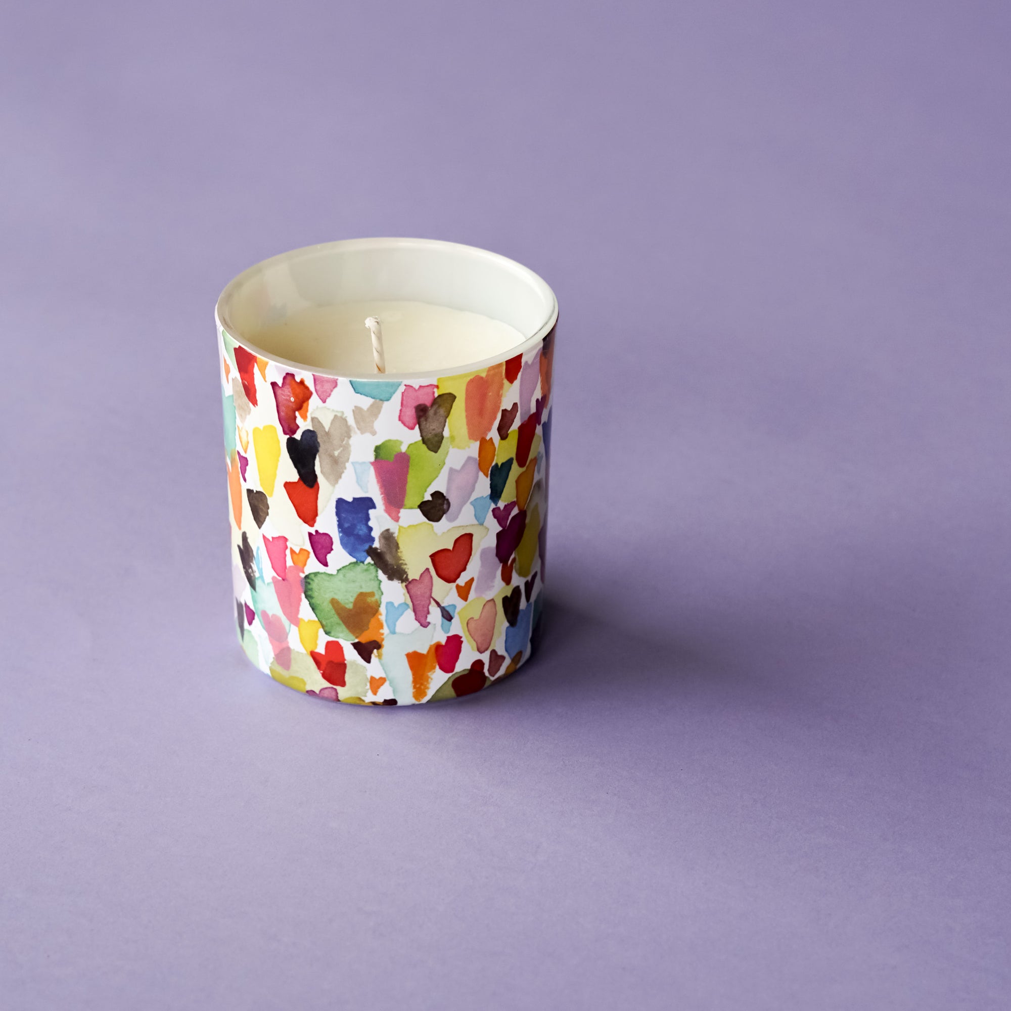 Hearts Candle
