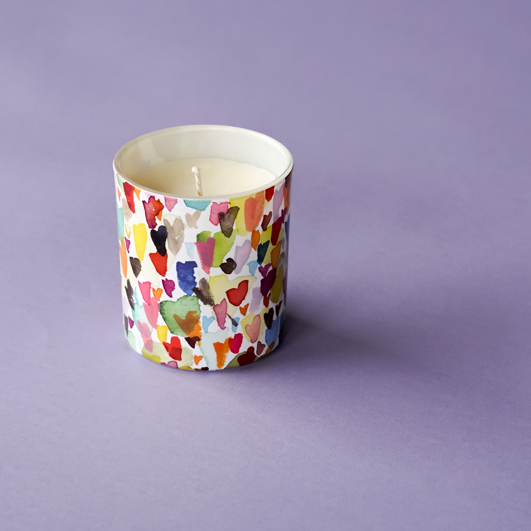 Hearts Candle