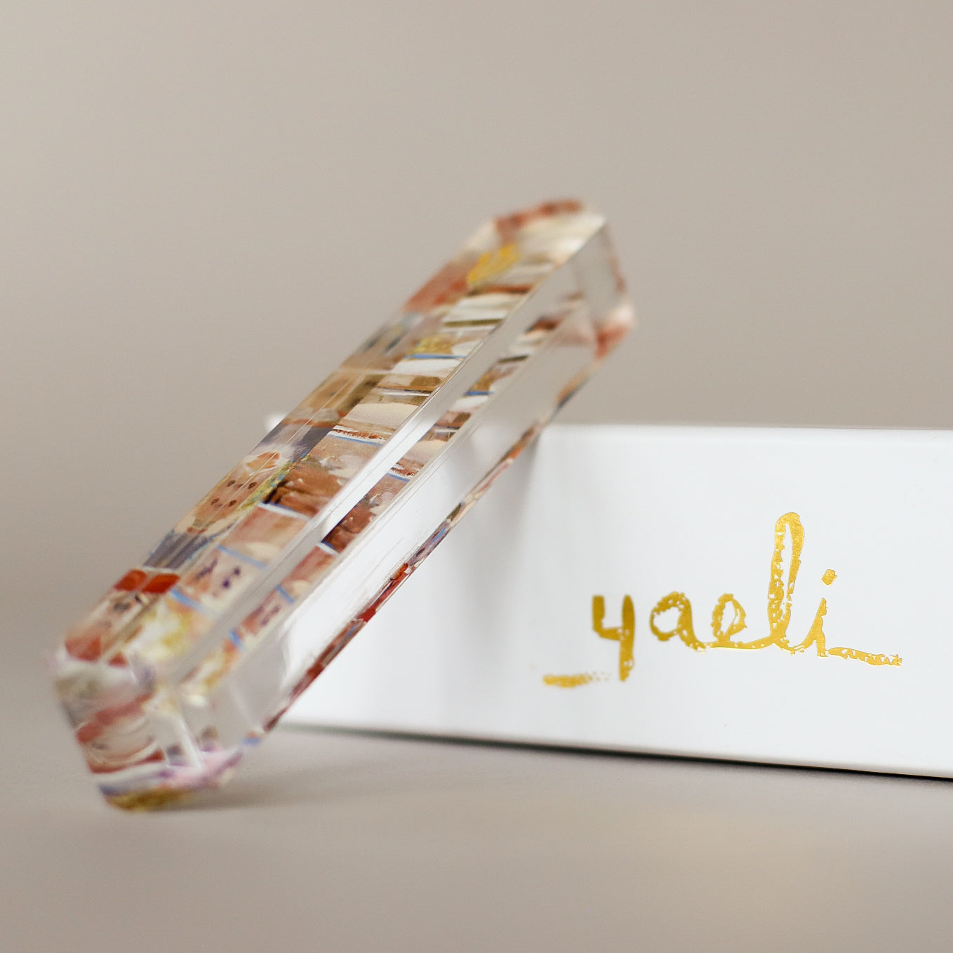 Acrylic Mezuzah | Sienna City