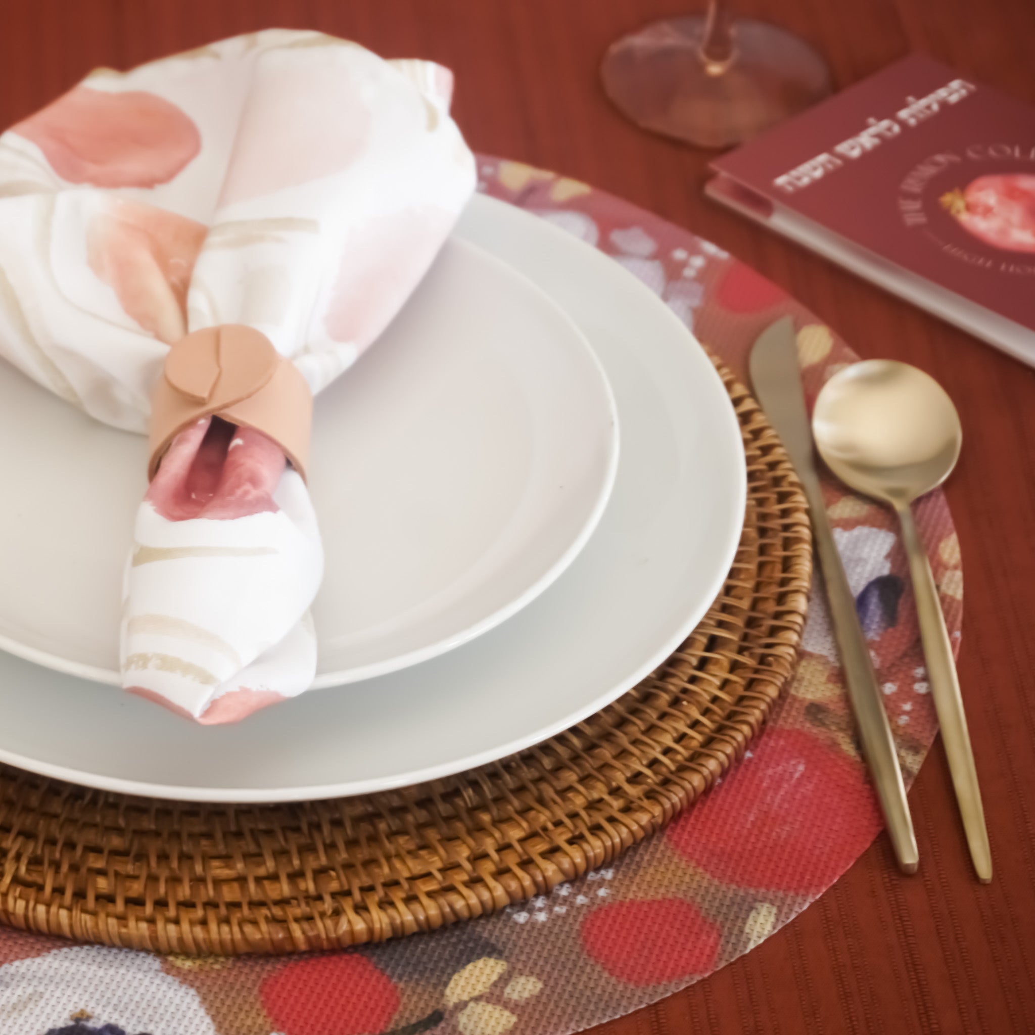 The Red Rimon Napkins | Set of 6