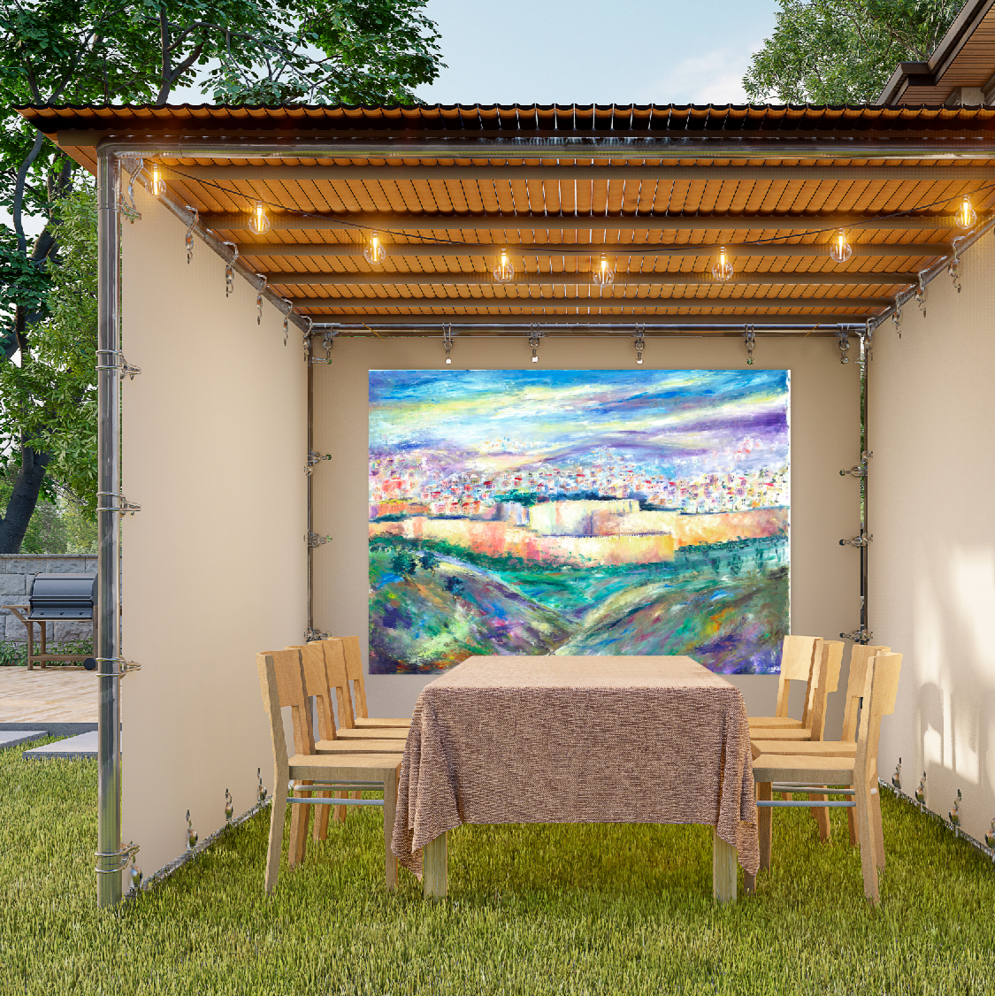 Sukkah Mural | Jerusalem Hills