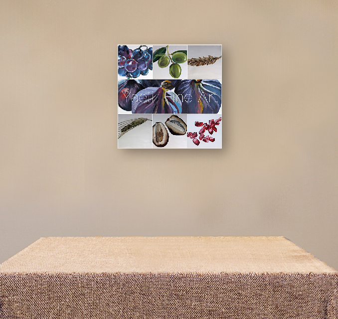 Sukkah Print | The ACRYLIC Shivat Haminim | Artwork for your Sukkah
