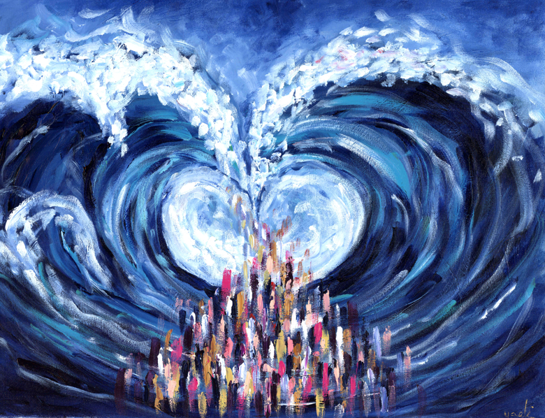 Crossing the Sea (Heart Edition) | Print Sale