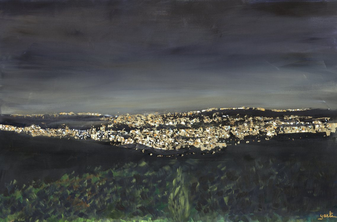 Nighttime Jerusalem Air | Print Sale