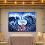 Crossing the Sea | Heart Edition- Sukkah Print