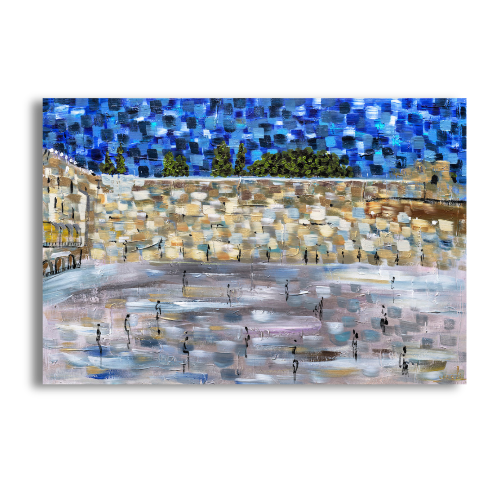 The Kosel at night