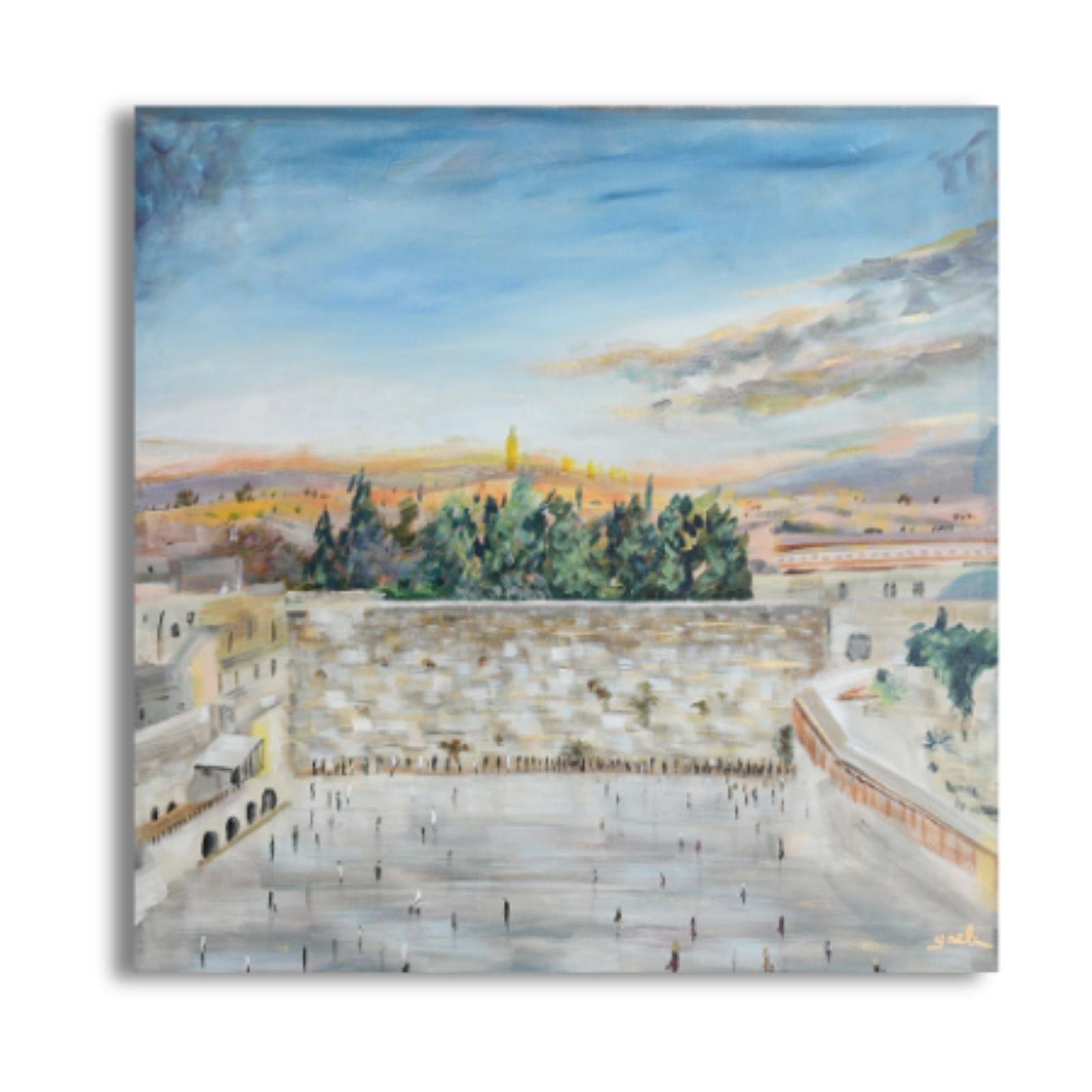 Kotel painting by Yaeli Vogel