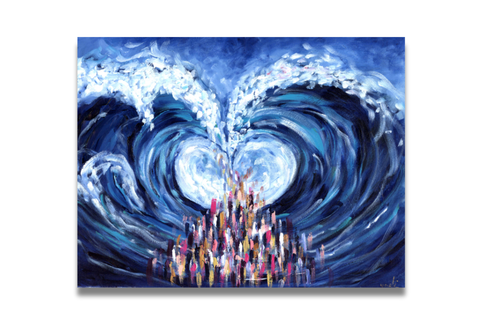 Crossing the Sea (Heart Edition) | Print Sale